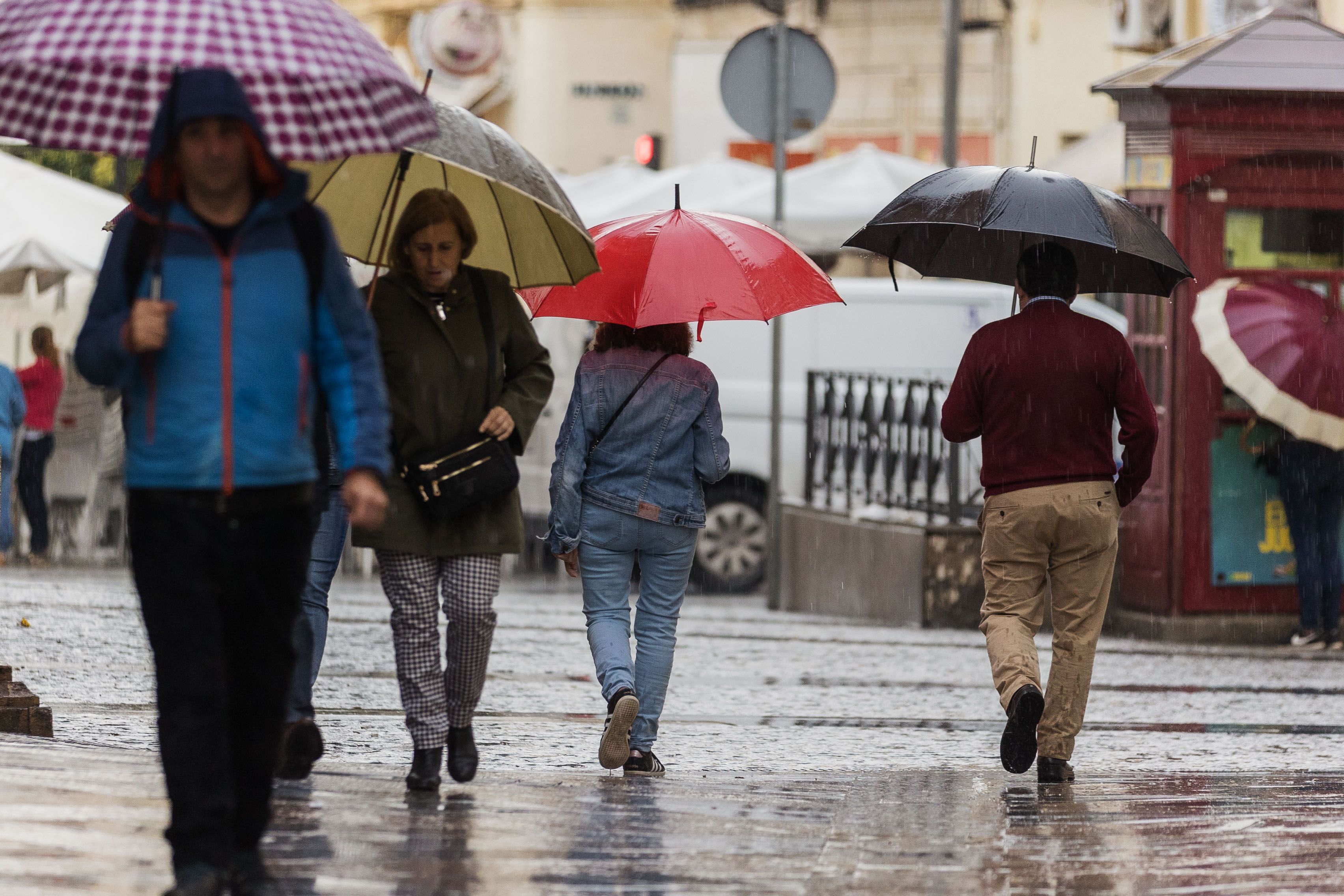 Las lluvias vuelven a la provincia de Cádiz por una DANA.