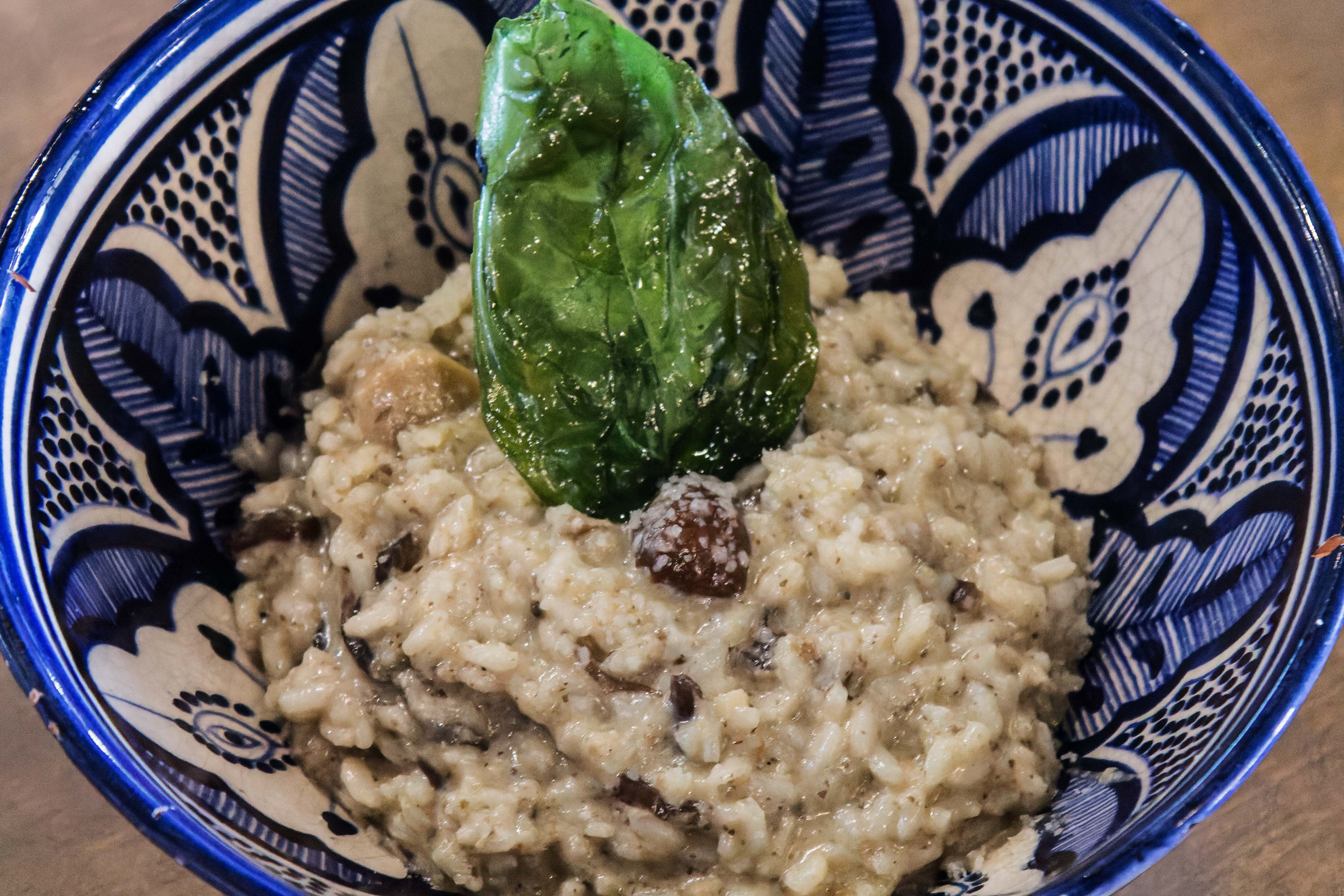 Risotto de setas.