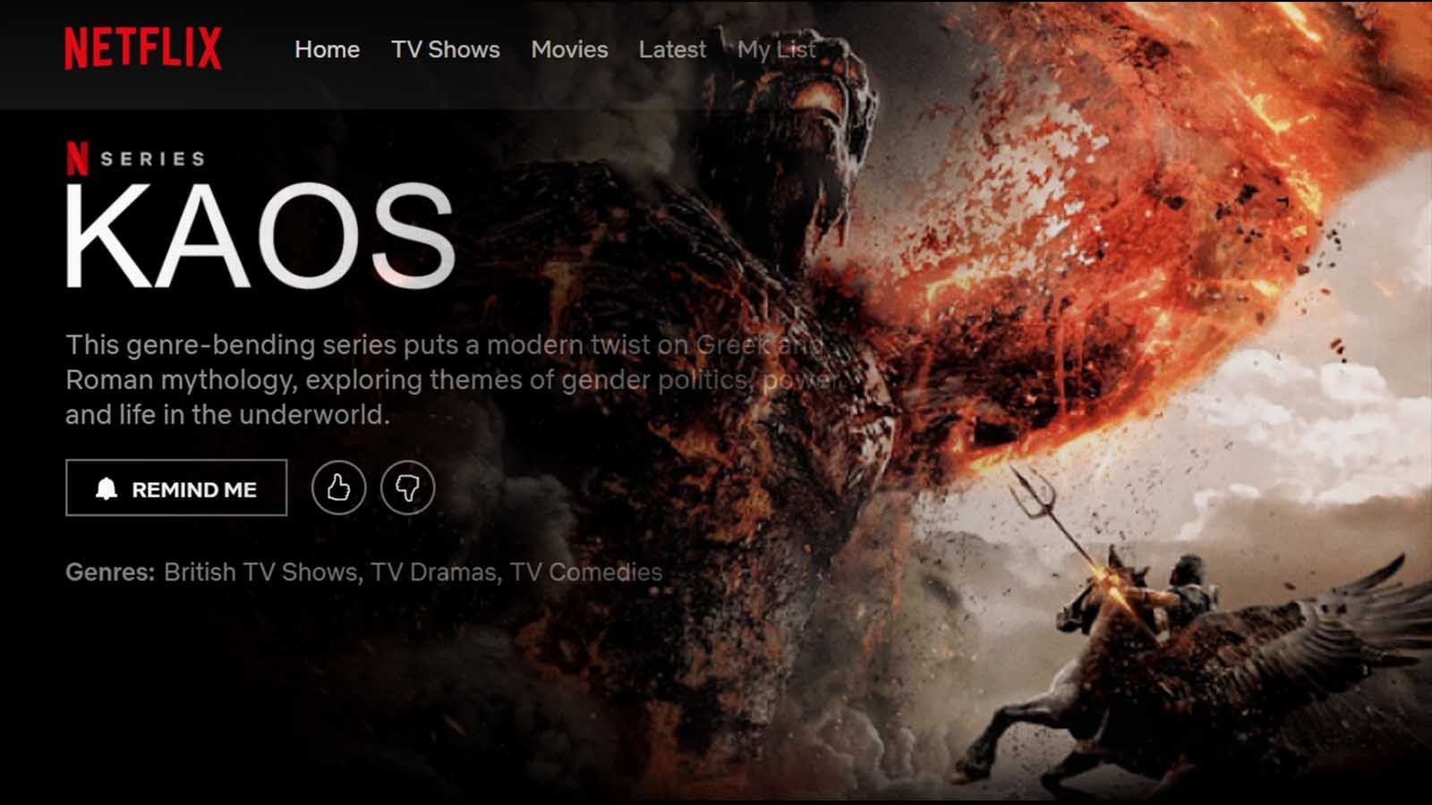 Netflix ya promociona 'Kaos', la serie que tendrá su campamento base en El Puerto.