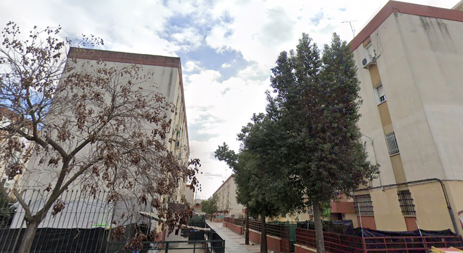 La calle de Sevilla donde quedaron 'Falito' y el cortador de jamón.