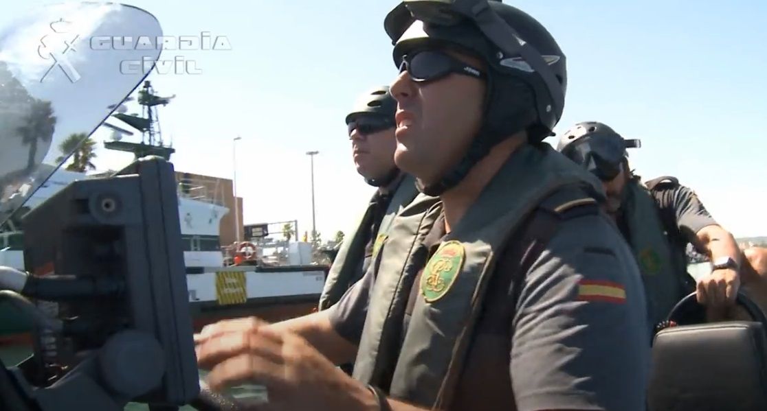 Guardias civiles con chalecos antibalas, en una imagen reciente.