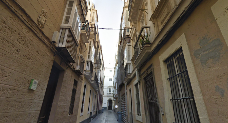 La calle del Pópulo donde se construirán viviendas protegidas.