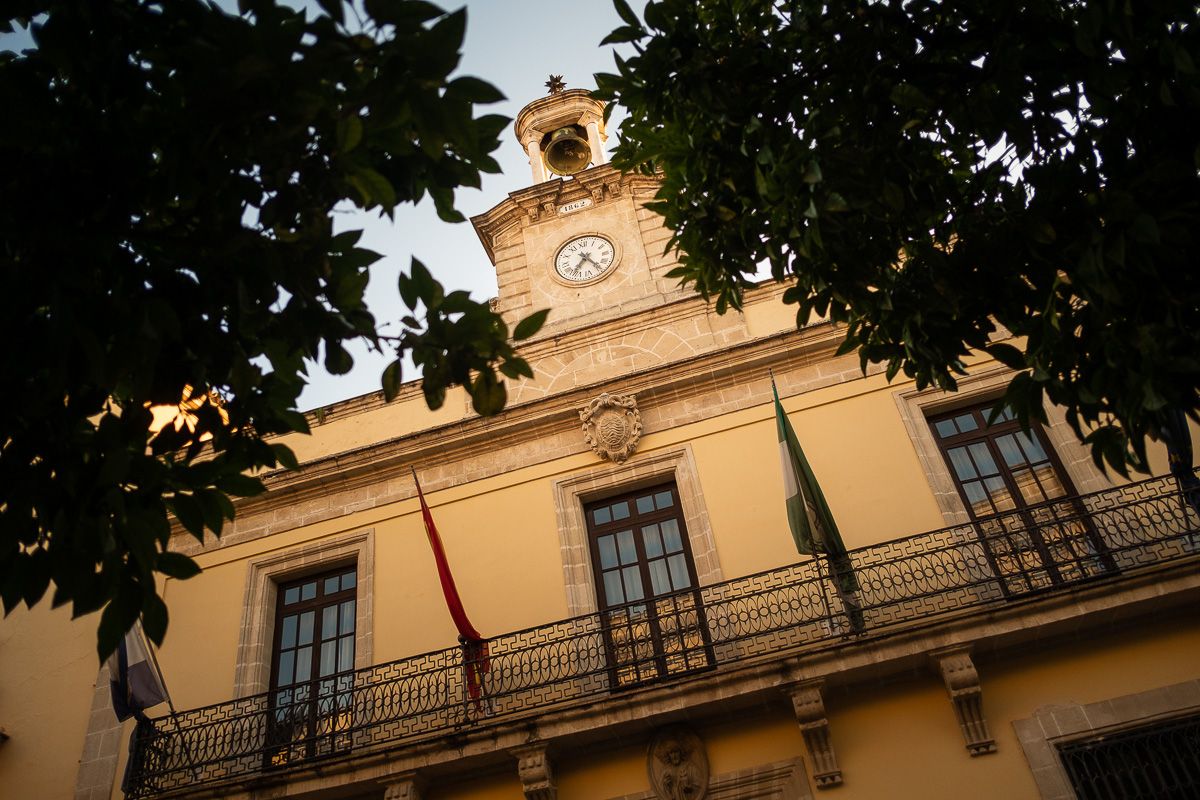 Imagen de la fachada del Ayuntamiento de Jerez