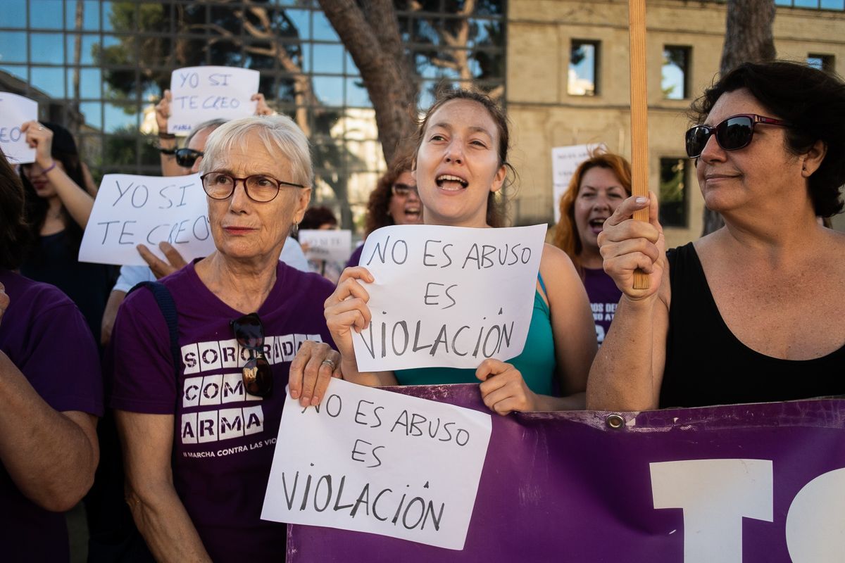 Marcha feminista reciente. FOTO: MANU GARCÍA