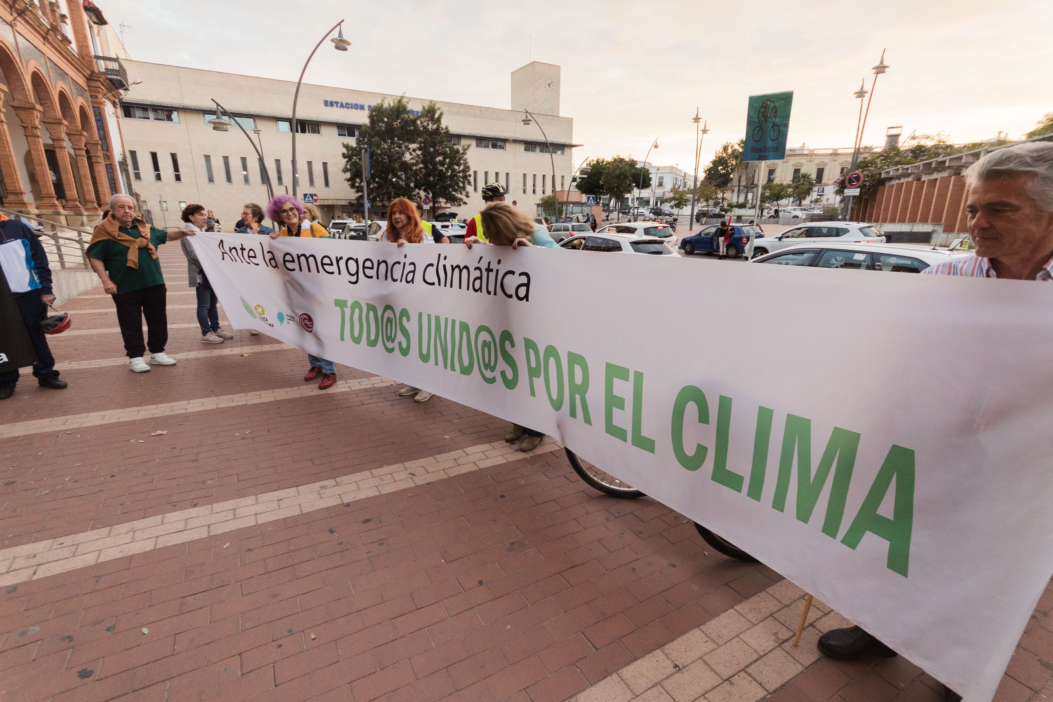 Una protesta de lucha contra el cambio climático en Jerez. Una protesta de lucha contra el cambio climático en Jerez.