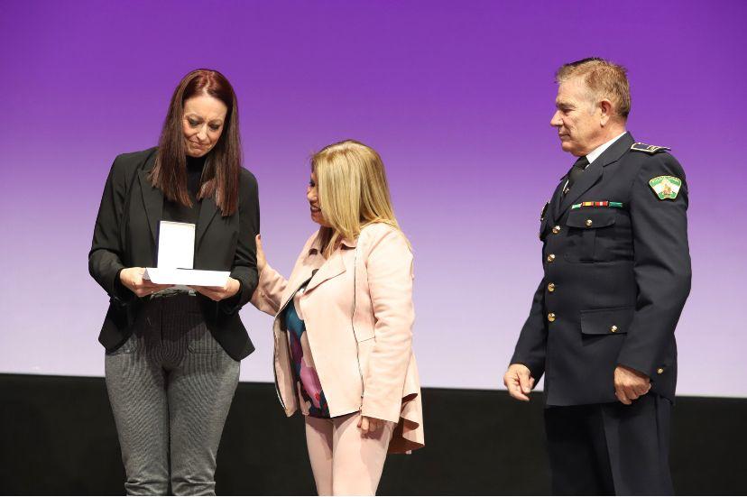 Homenaje a José Ángel Romero, el policía local de Jerez fallecido a los 42 años.