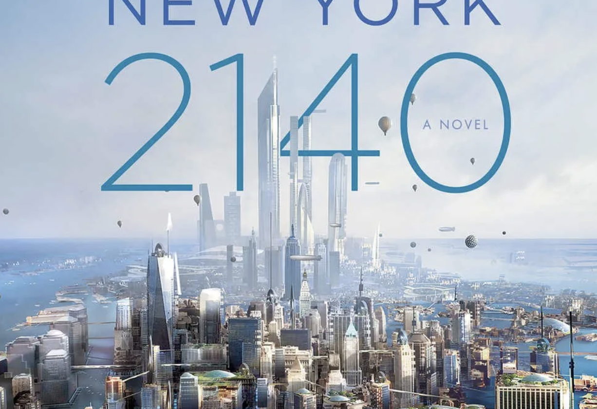Ciencia ficción climática 4: desorientados, pero no tanto. Detalle de la cubierta de 'New York 2140', de Kim Stanley Robinson.