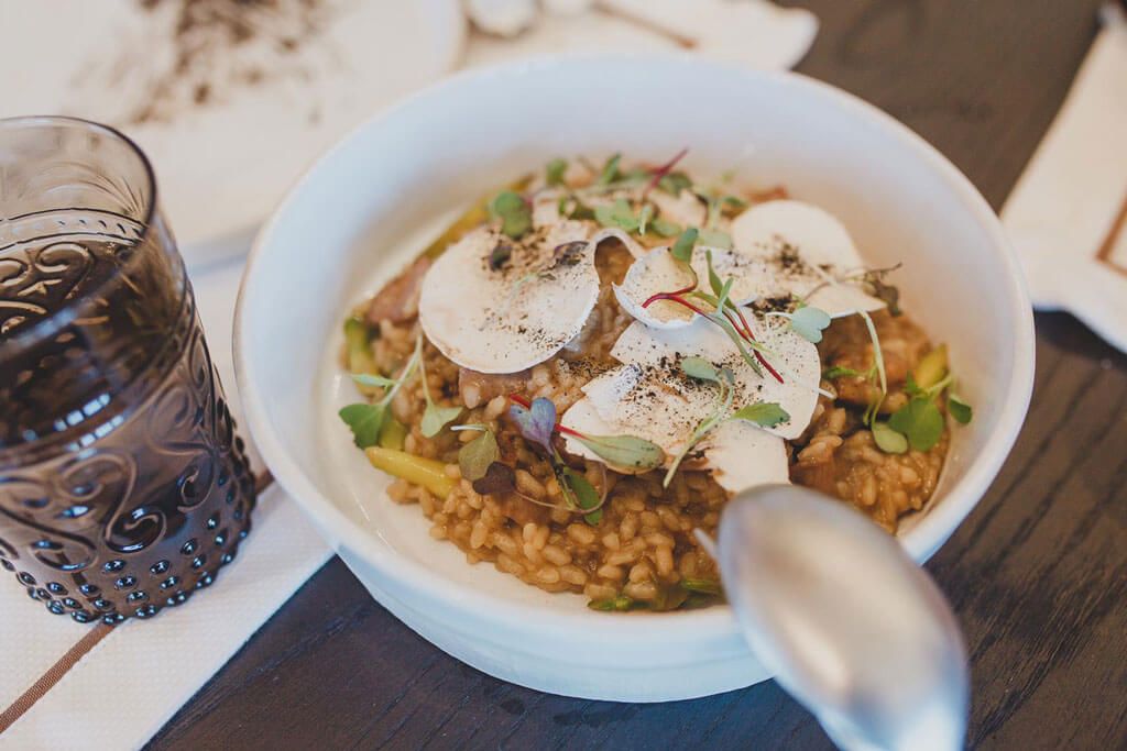 Plato de arroz del nuevo establecimiento Bibo en Tarifa. FOTO: Grupo Dani Garcia
