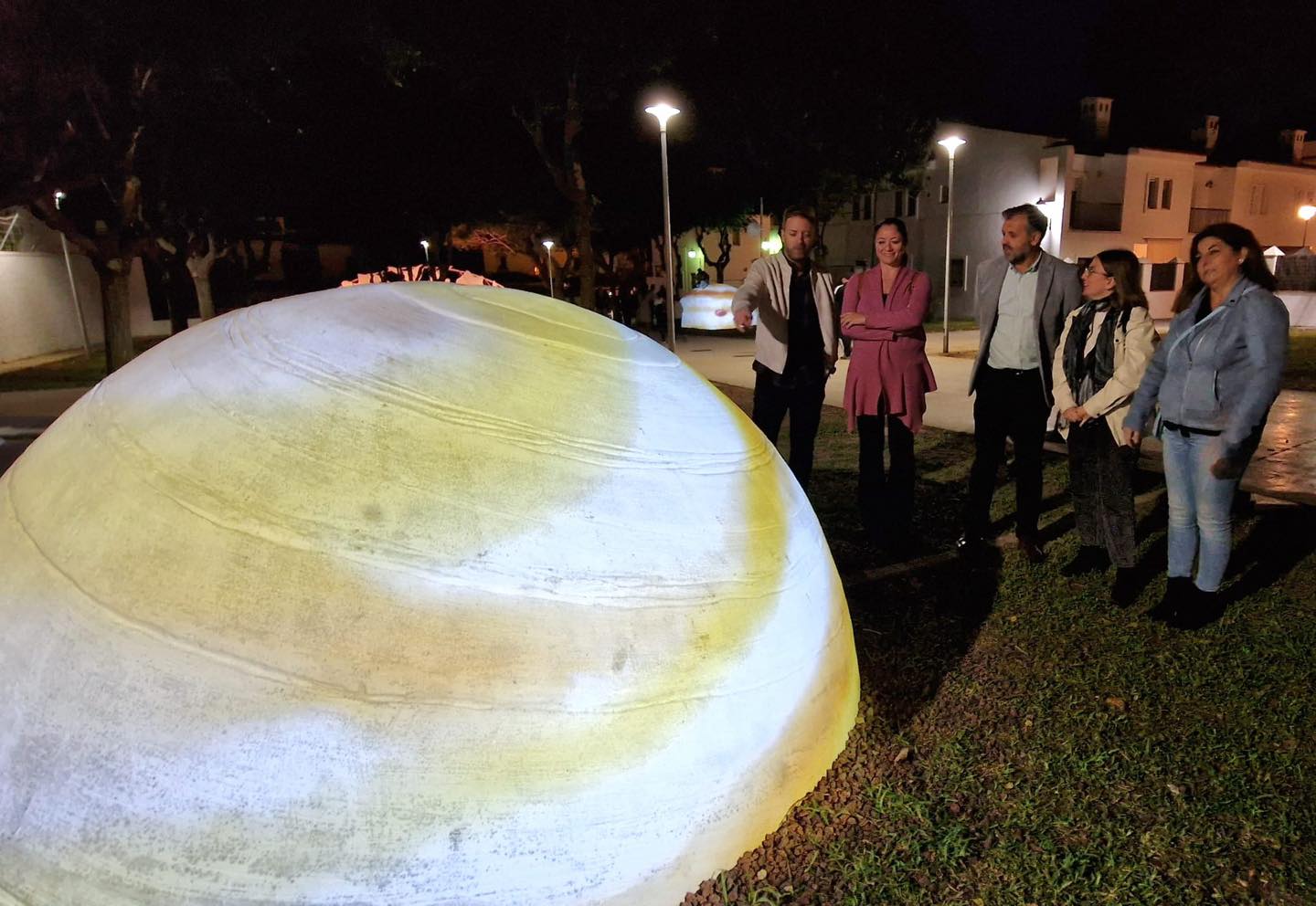 Inauguración del parque de Los planetas.