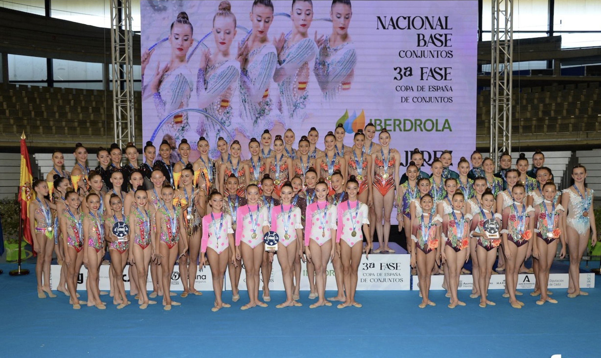 El paso de miles de gimnastas y familiares por Jerez deja unos 2,5 millones en retorno económico.