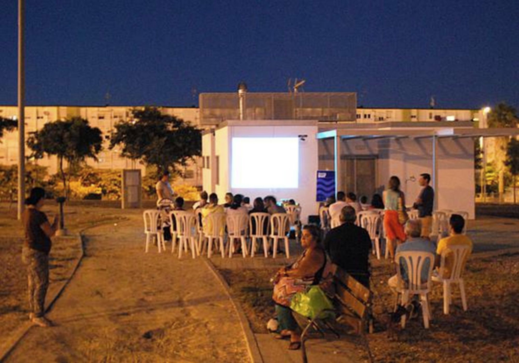 Un cine de barrio en Jerez.