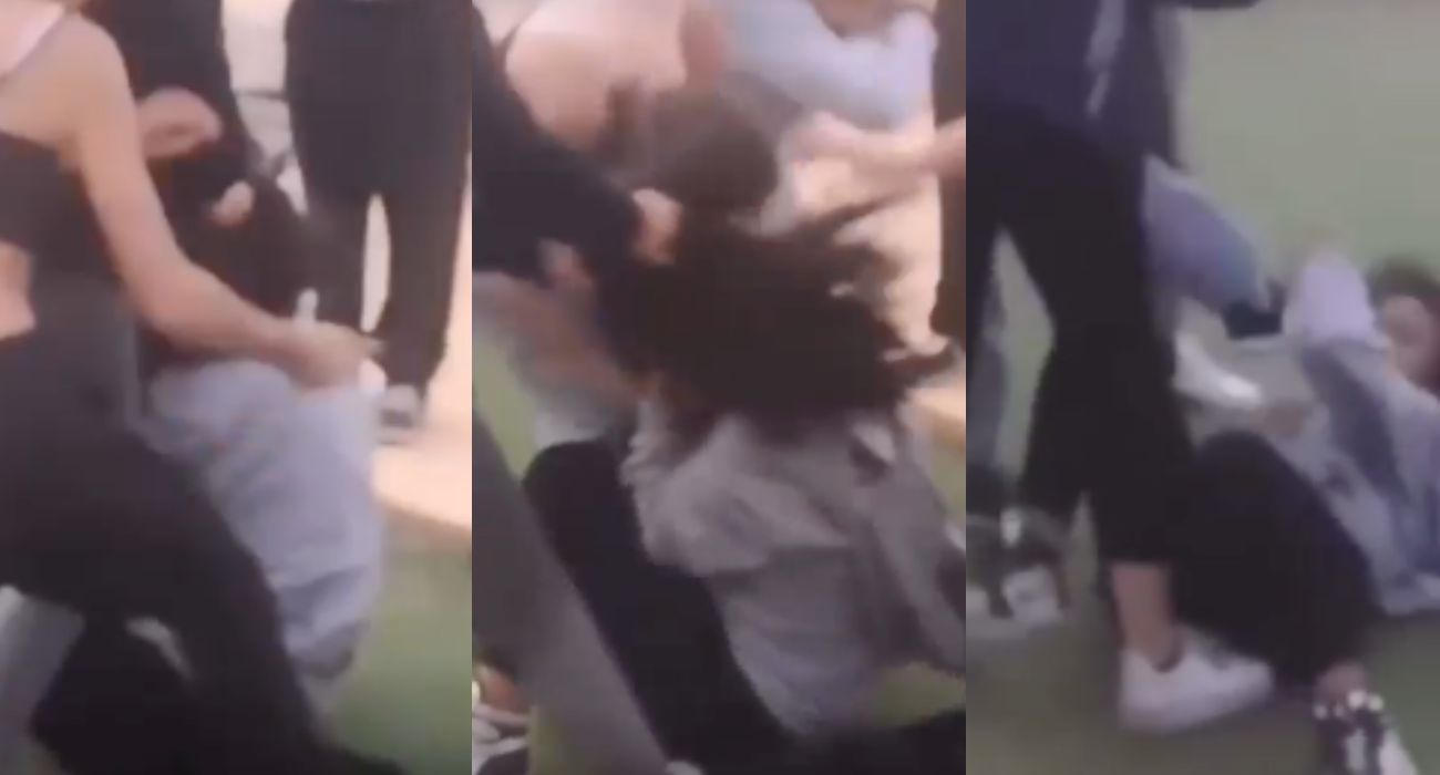Brutal agresión entre seis menores a una chica de 13 años.