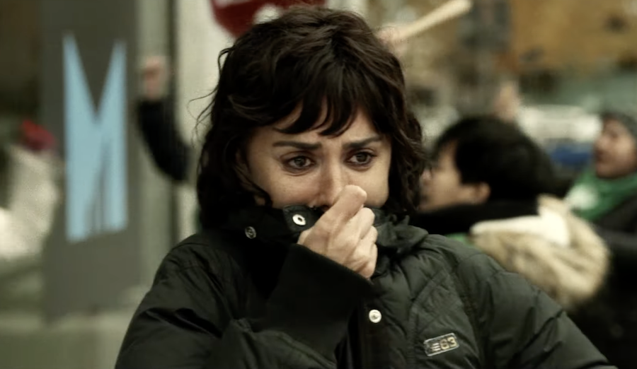 Penélope Cruz (Azucena), una de las protagonistas de 'En los márgenes', película sobre desahucios.