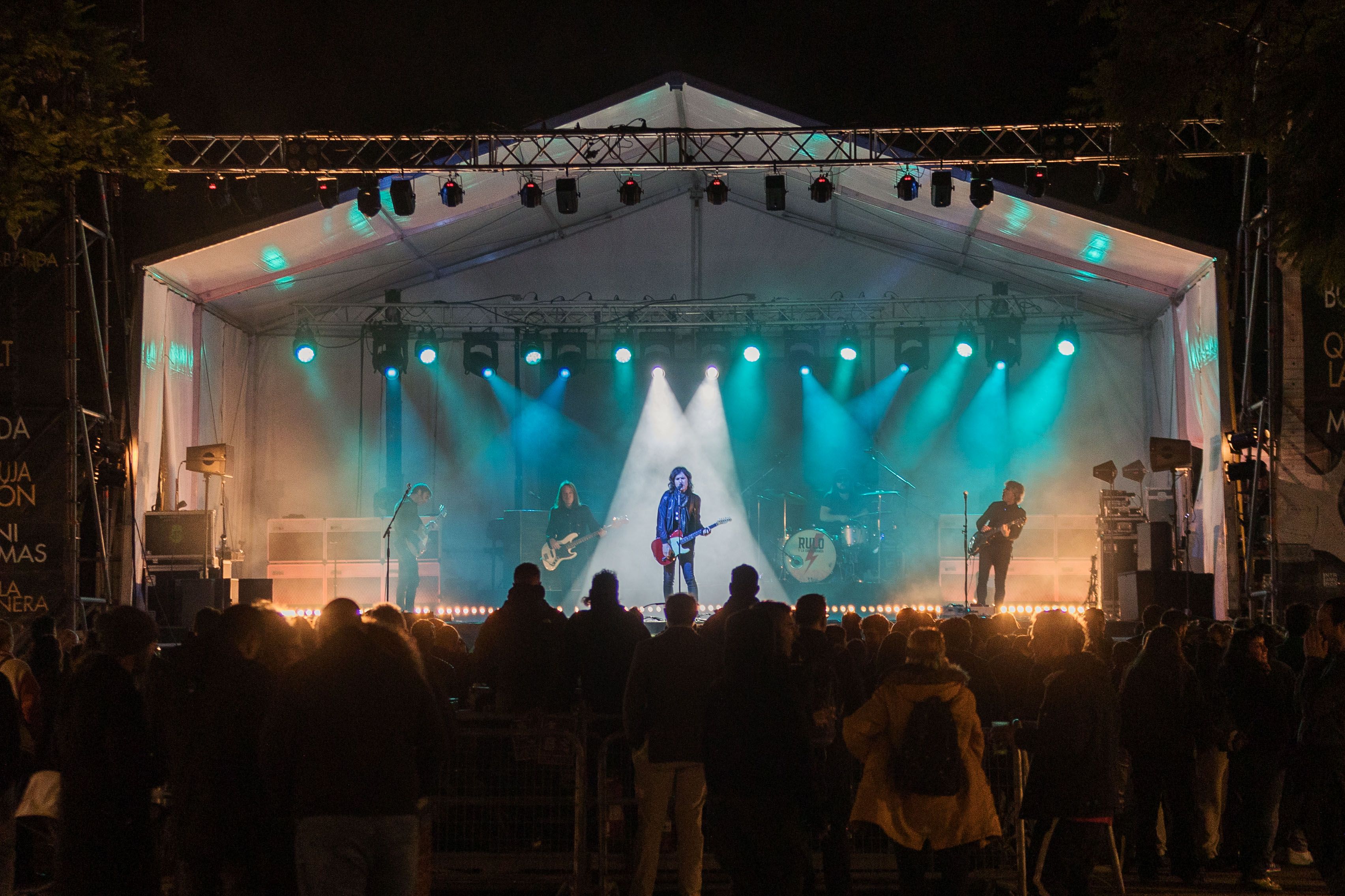 Concierto de rock celebrado en Jerez en Intramuros el pasado noviembre.