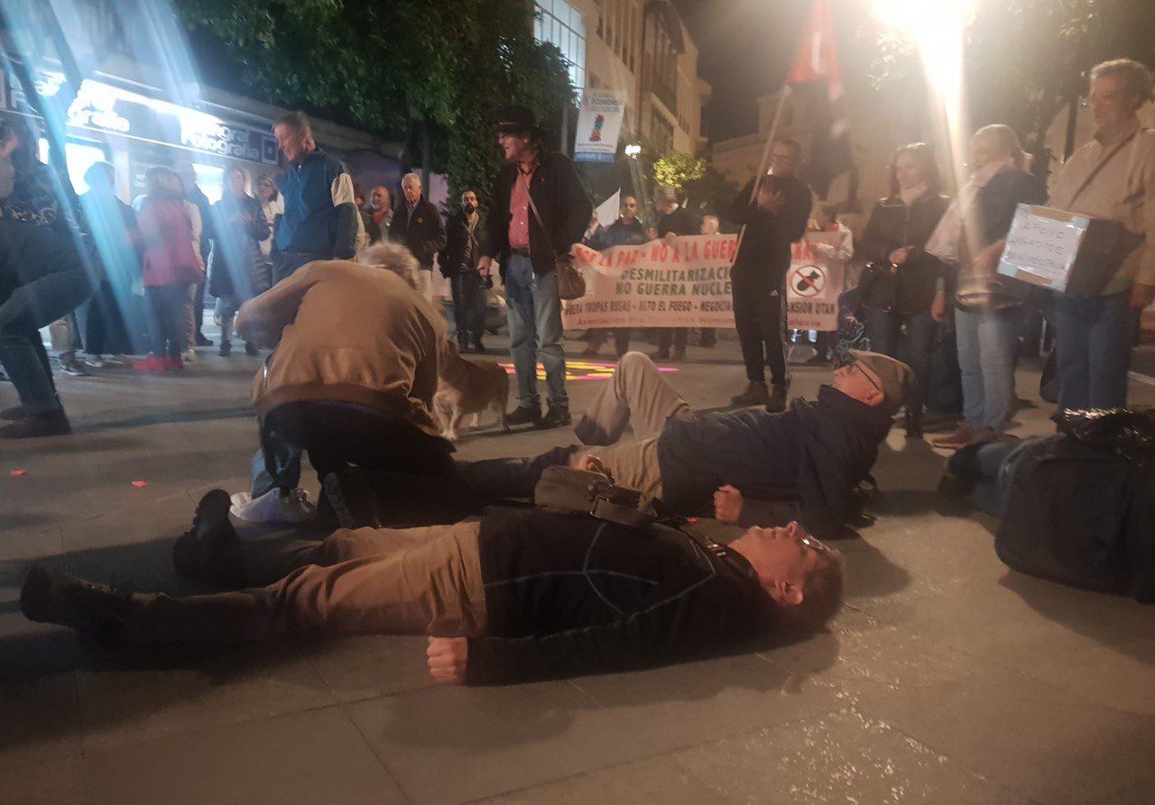 Representación en la calle.