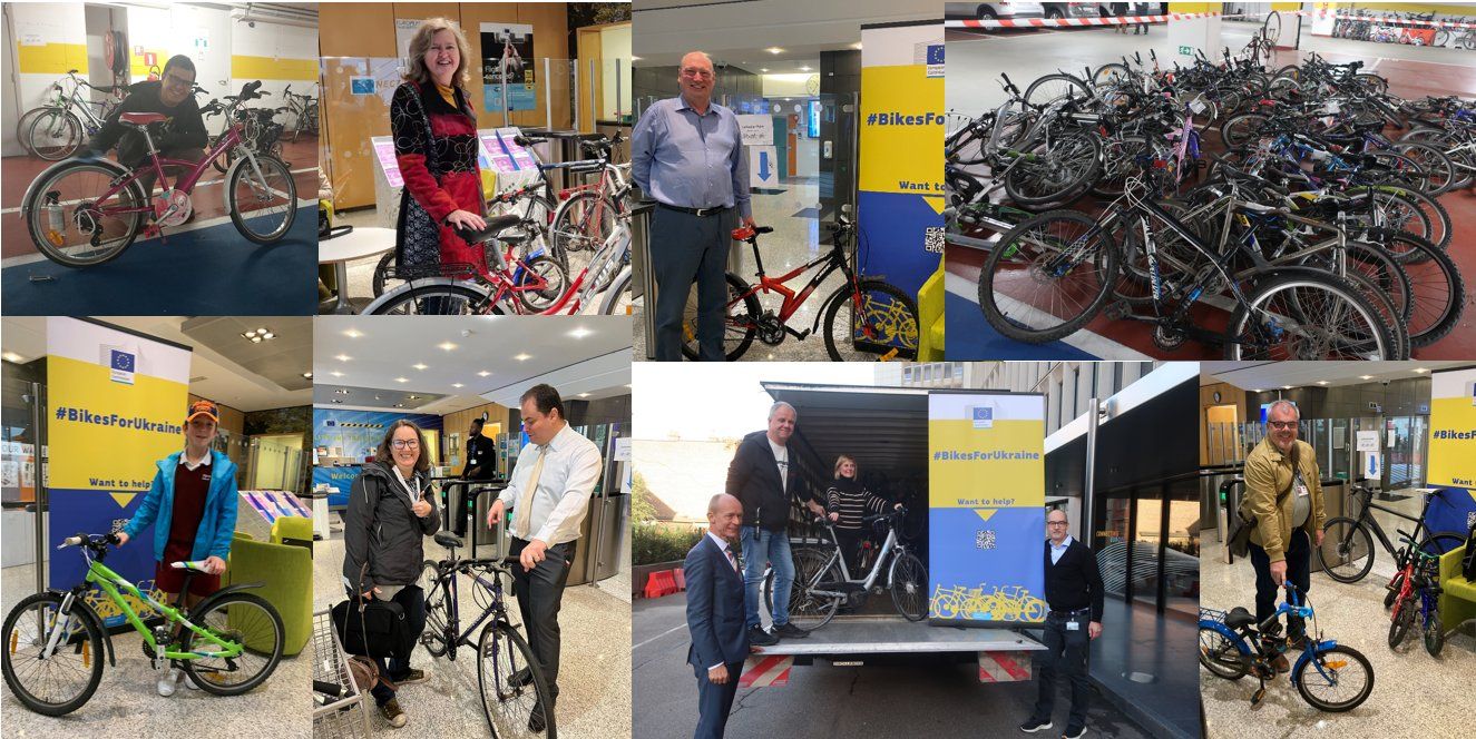 #BikesforUkraine está recolectando bicicletas para ayudar a los voluntarios ucranianos y los servicios comunitarios