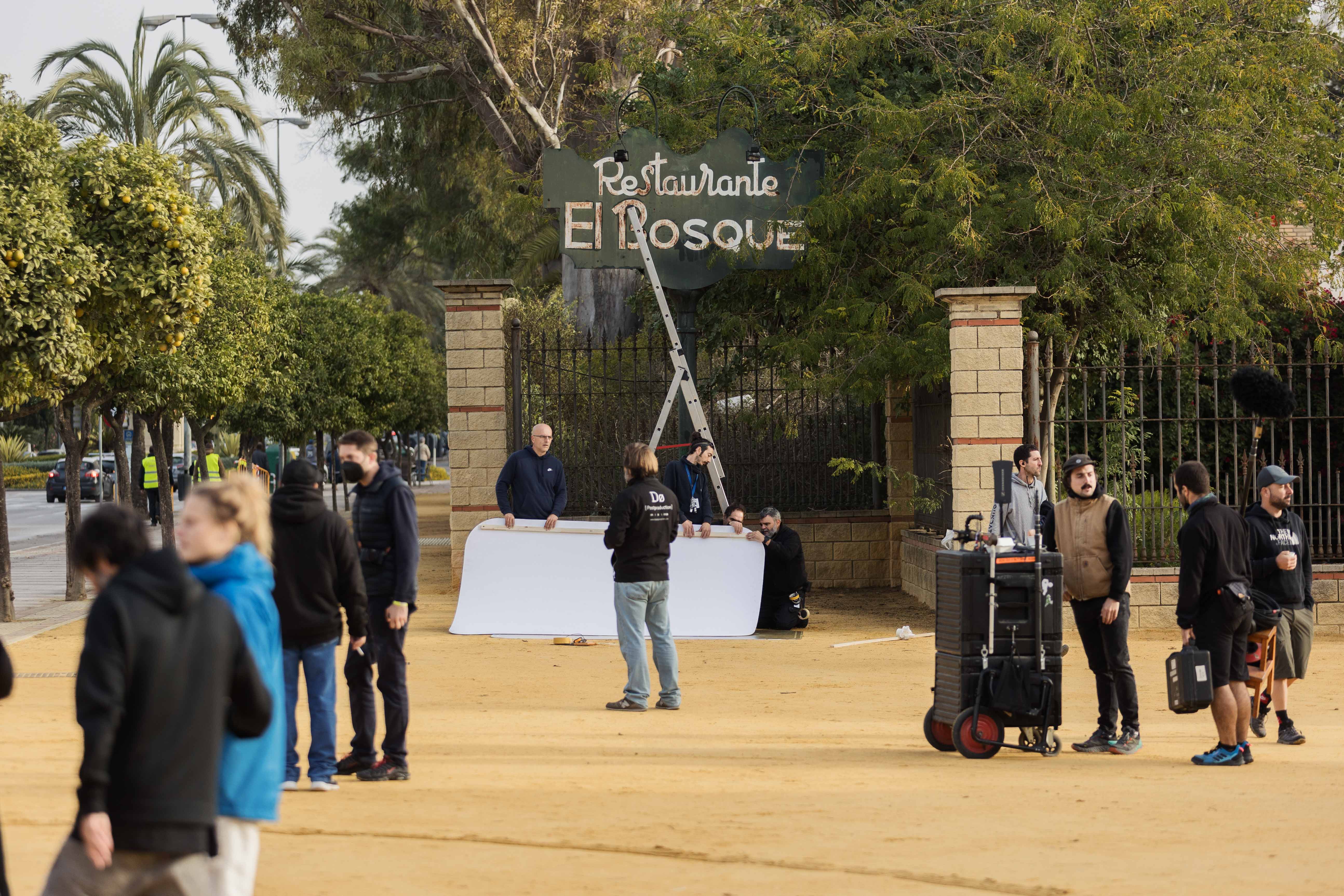 Así fue el rodaje de 'Kaos' en el Hontoria.
