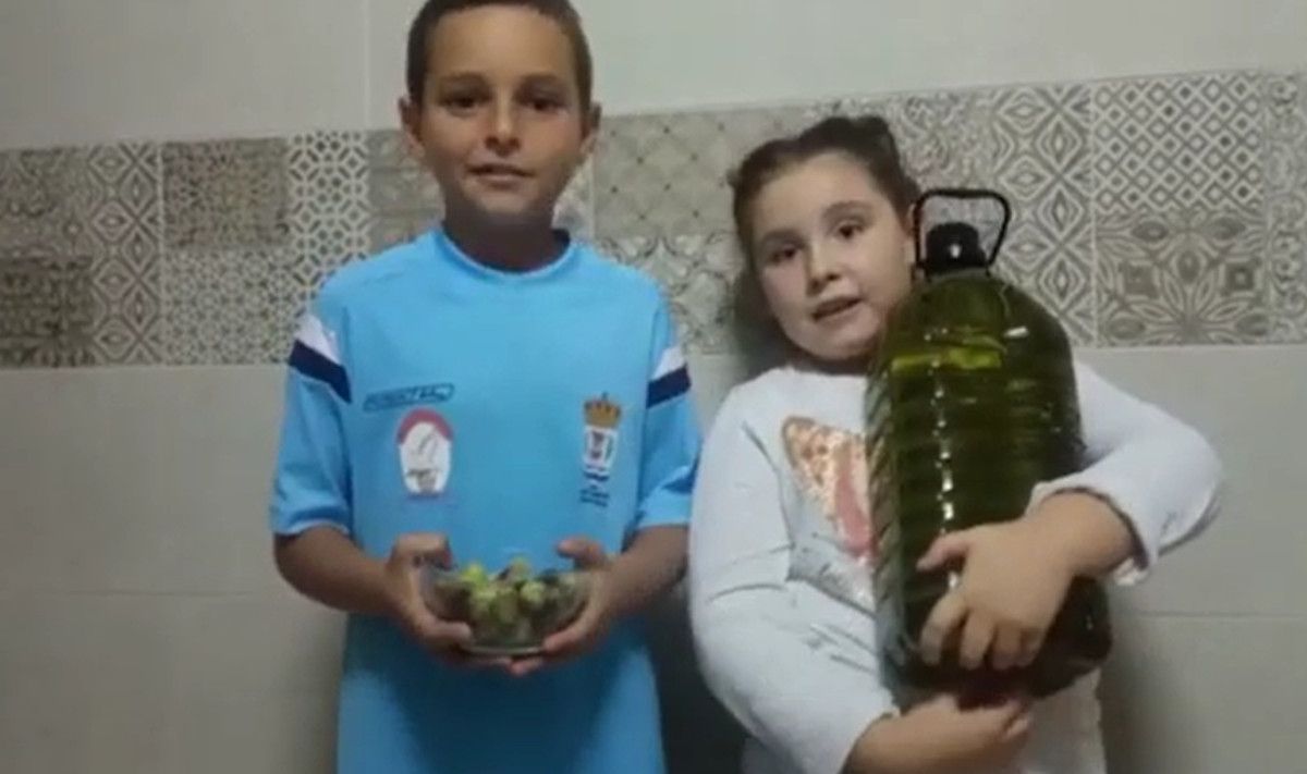 Ángela Blanco e Iván Moreno, alumnos del CEIP Nueva Jarilla en Jerez.