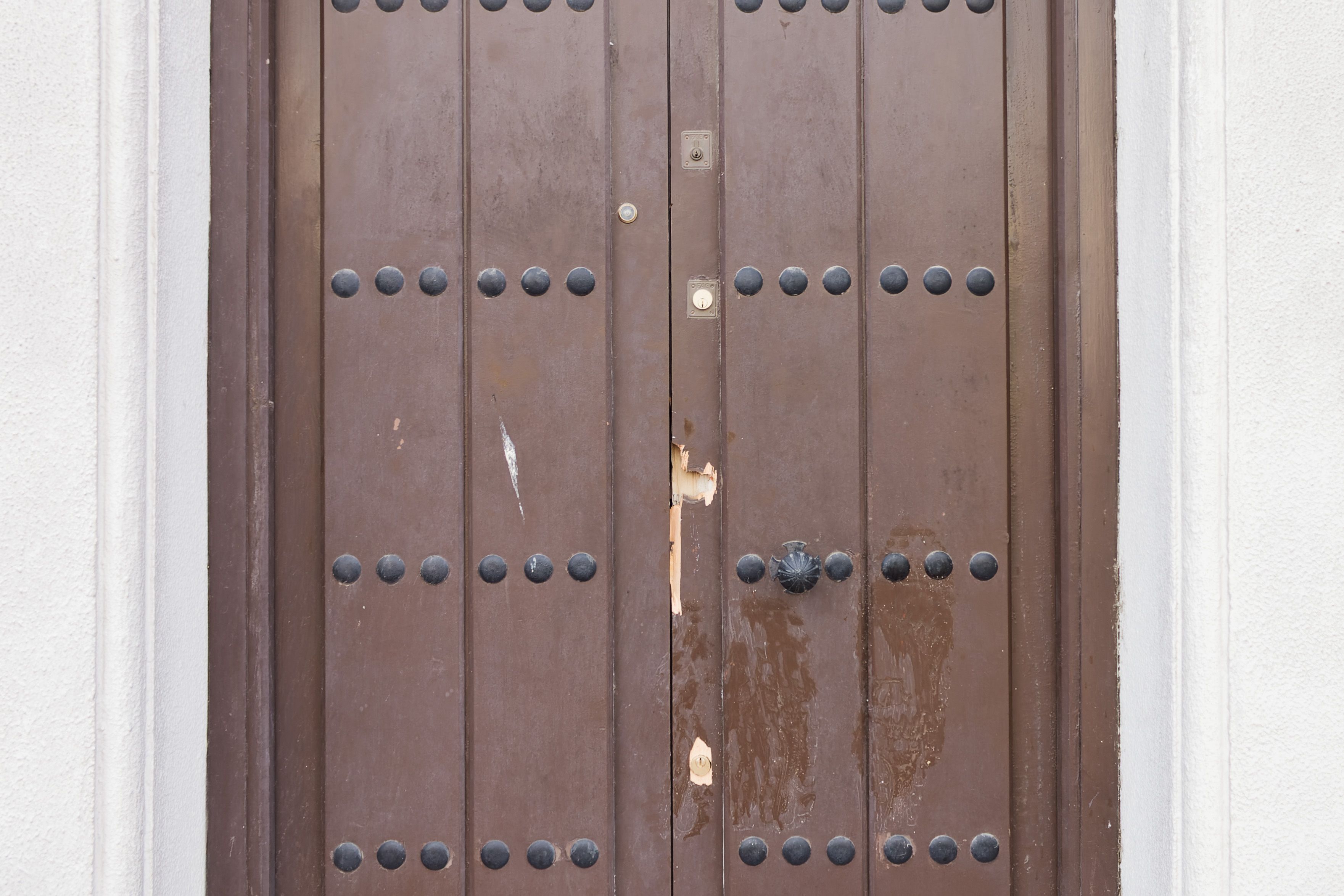La puerta de una casa en una imagen de archivo. 