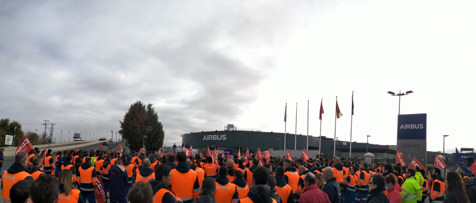 Los sindicatos de Airbus preparan un nuevo calendario de movilizaciones. CCOO