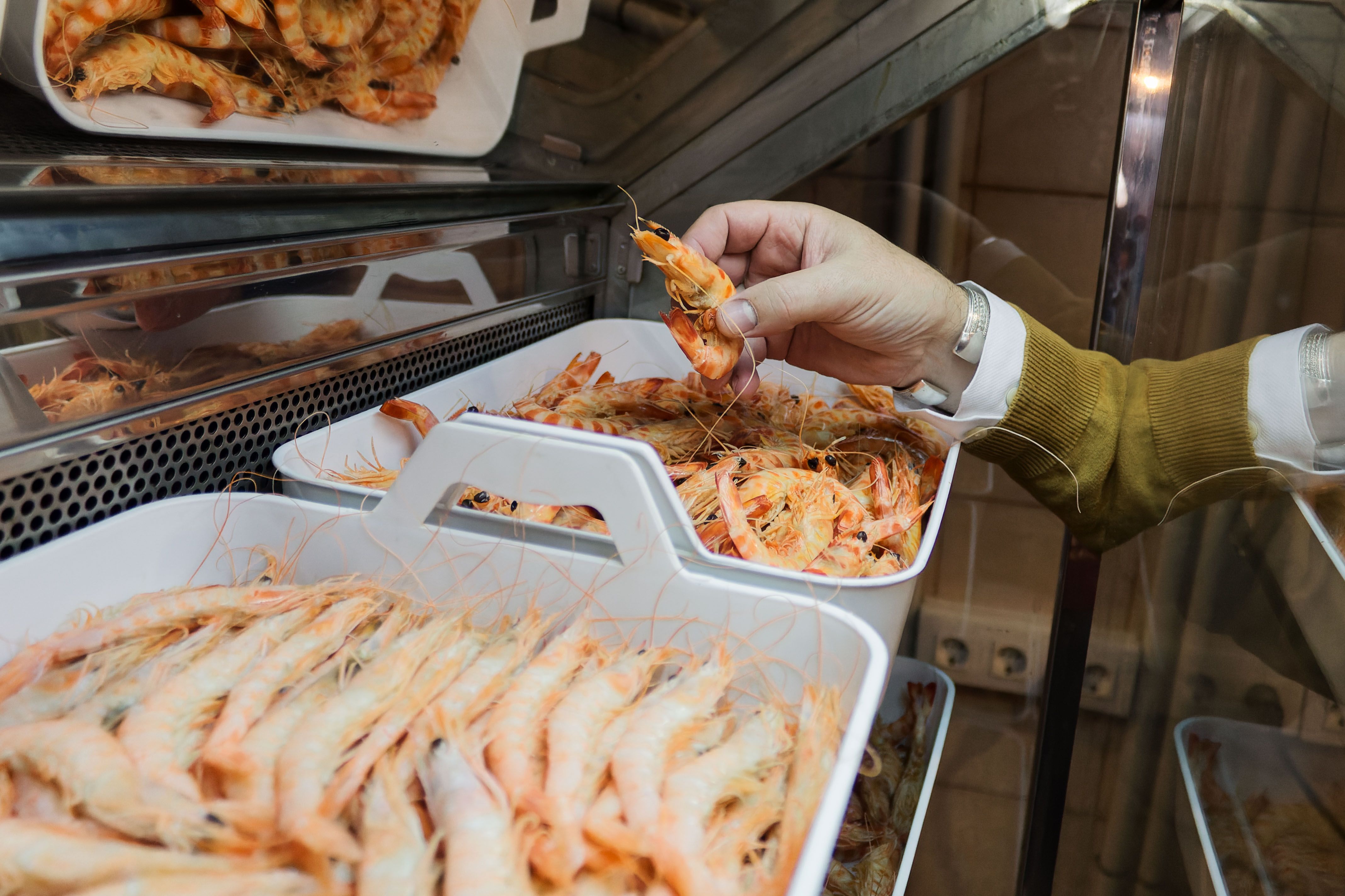 El marisco, una innovación introducida en la oferta de la cervecería.     CANDELA NÚÑEZ