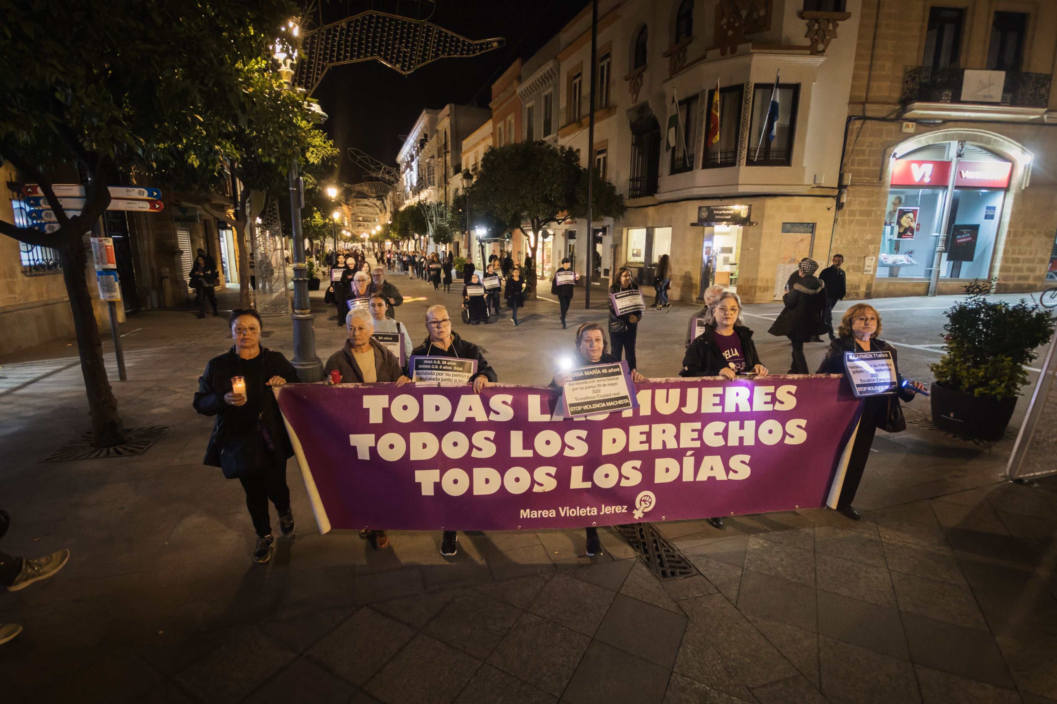 Movilización contra la violencia machista.