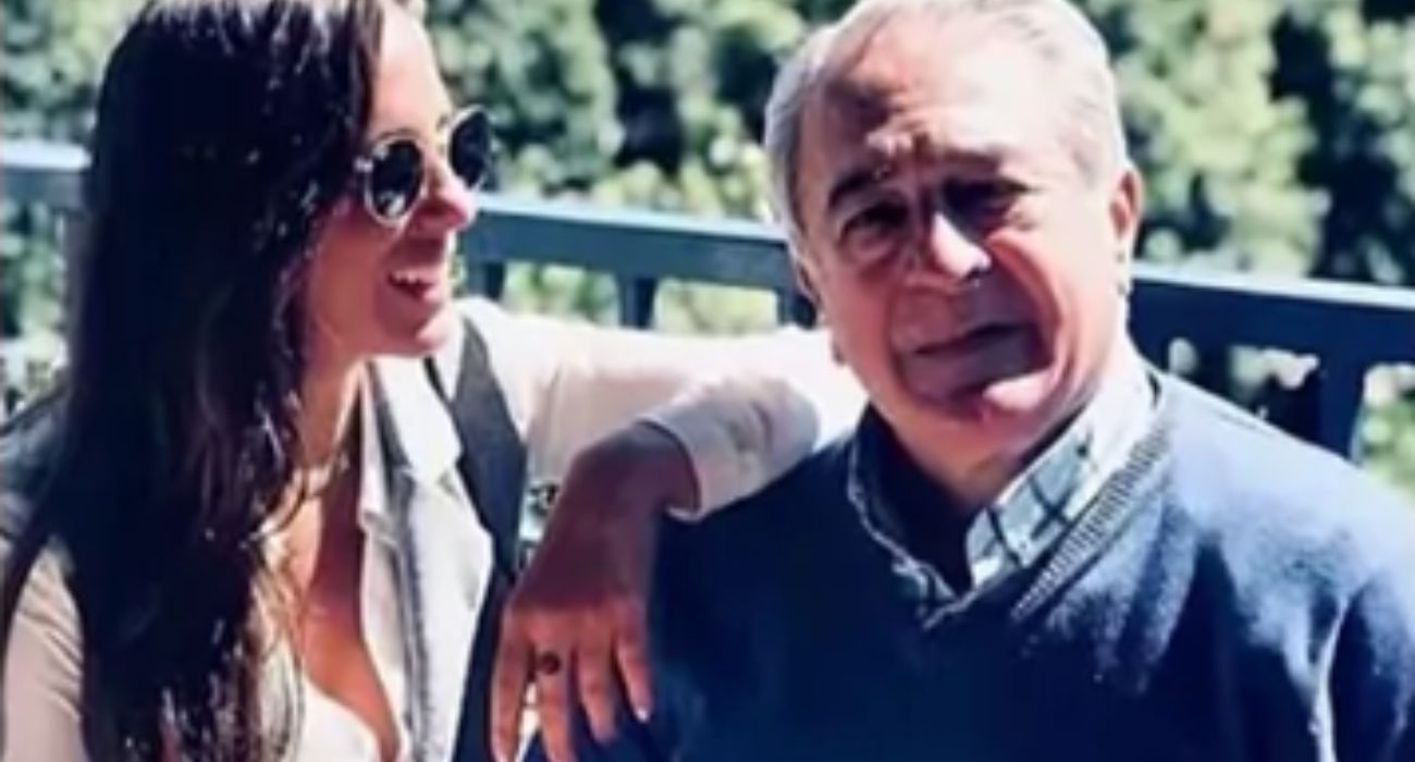 Bernardo, hermano de Isabel Pantoja, junto a su hija Anabel.