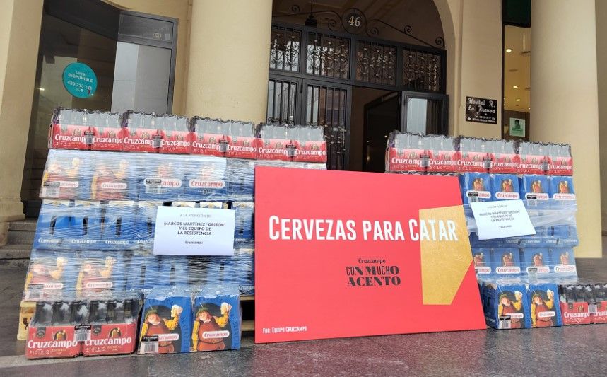Cruzcampo responde a 'La Resistencia'.  TWITTER