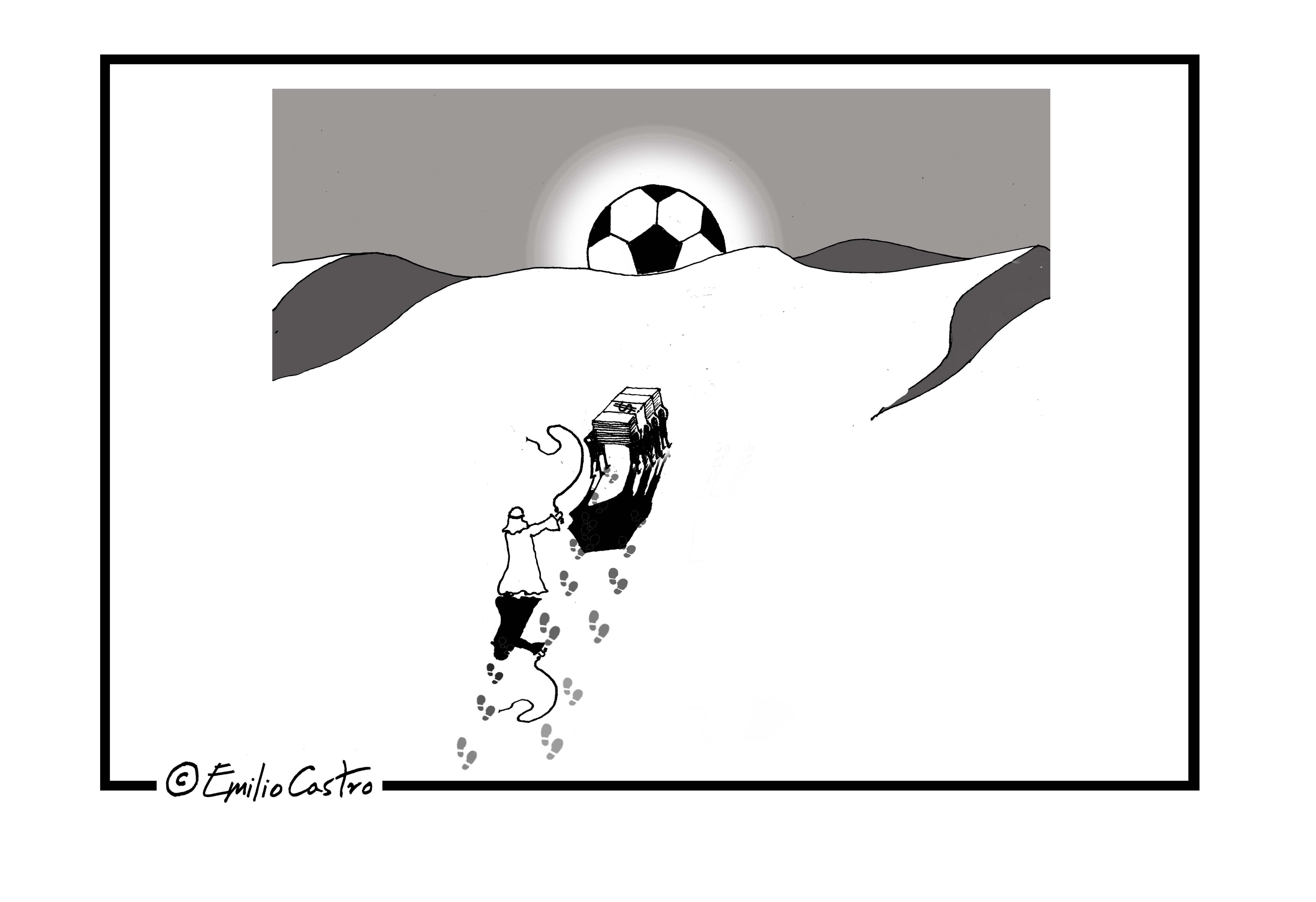 Partido a partido, talón a talón, por Emilio Castro.