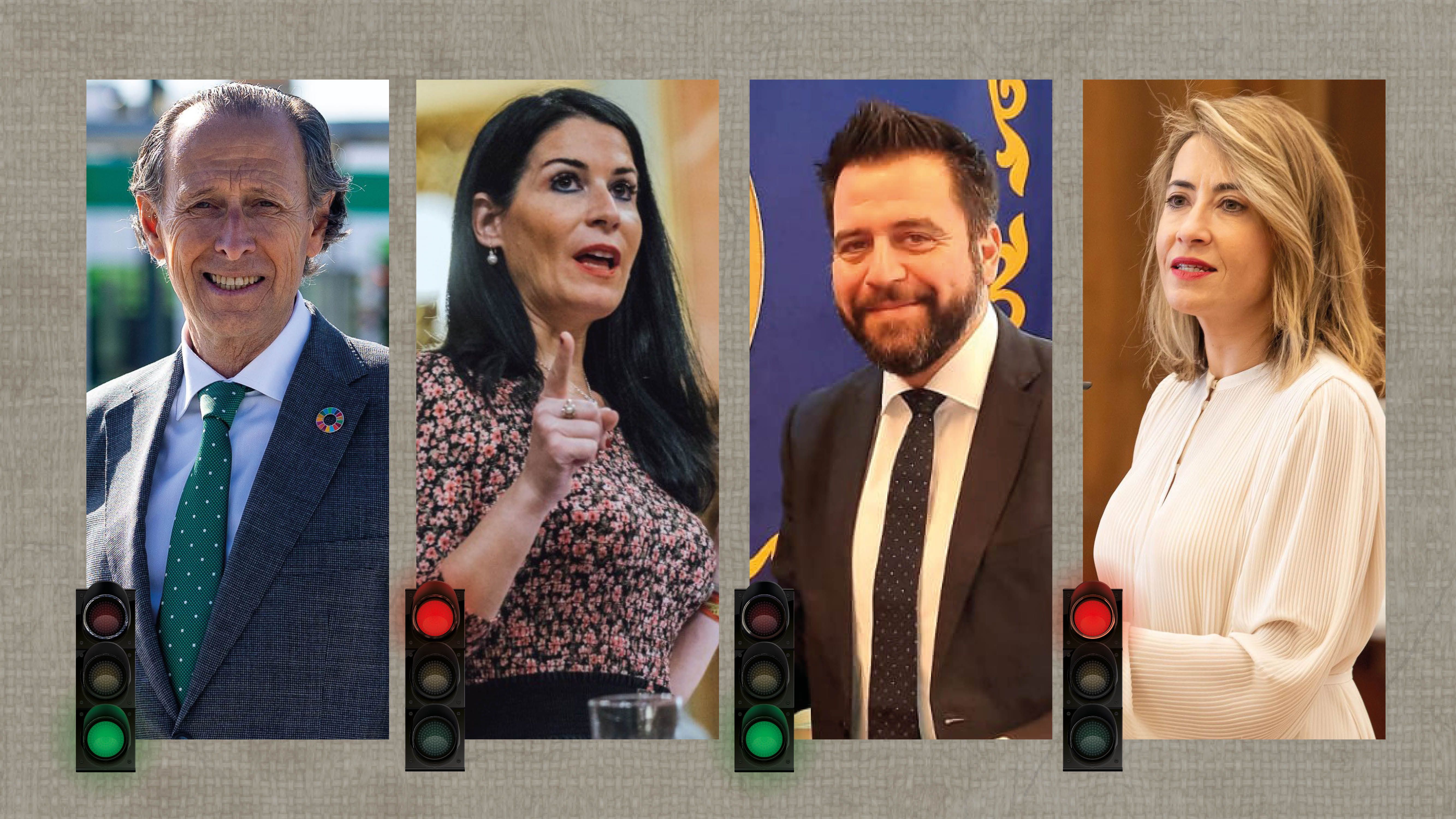 Voces y afonías: José María Román, Carla Toscano, Fran González y Raquel Sánchez.