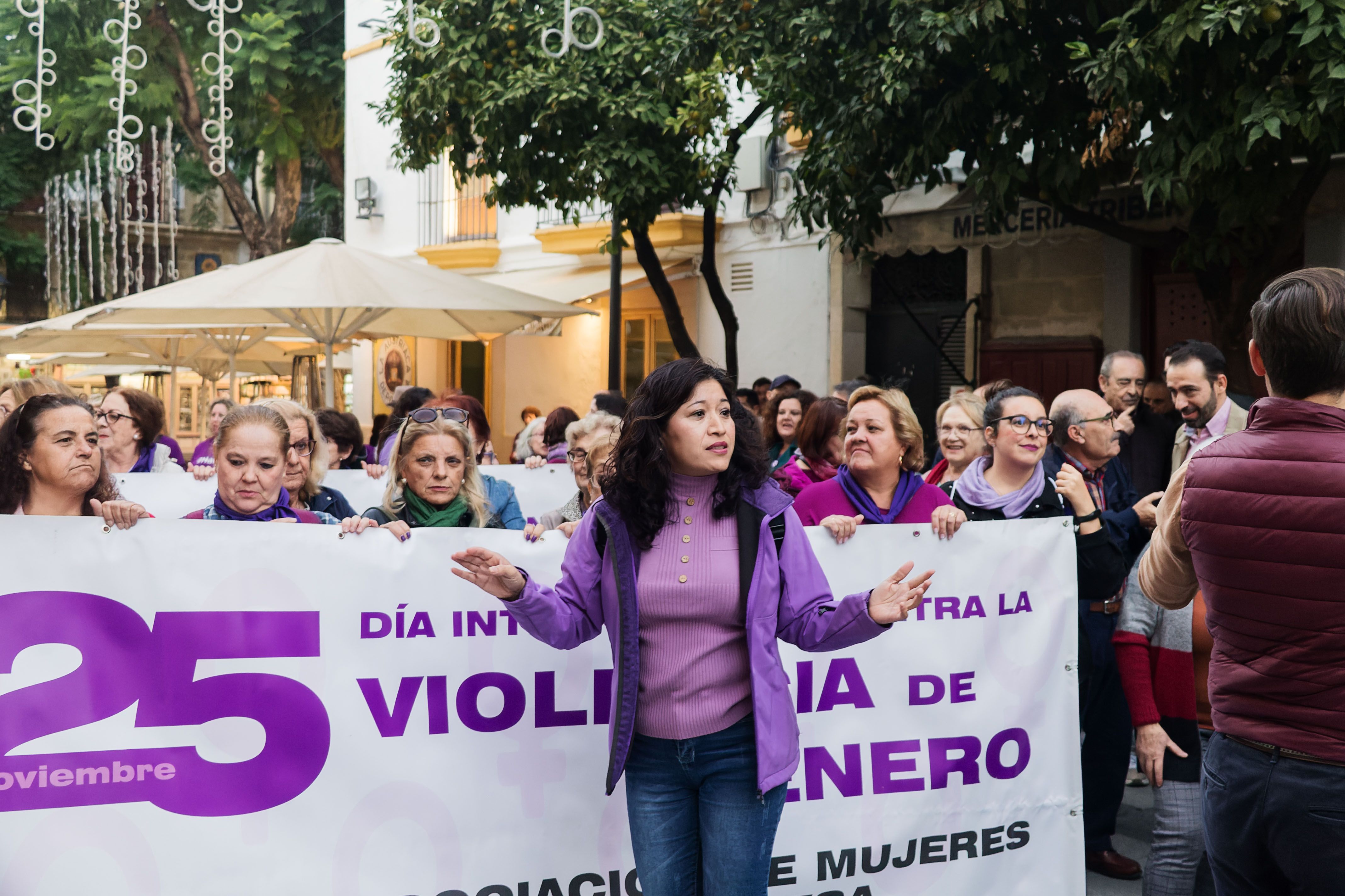 Manifestación 25N de Jerez