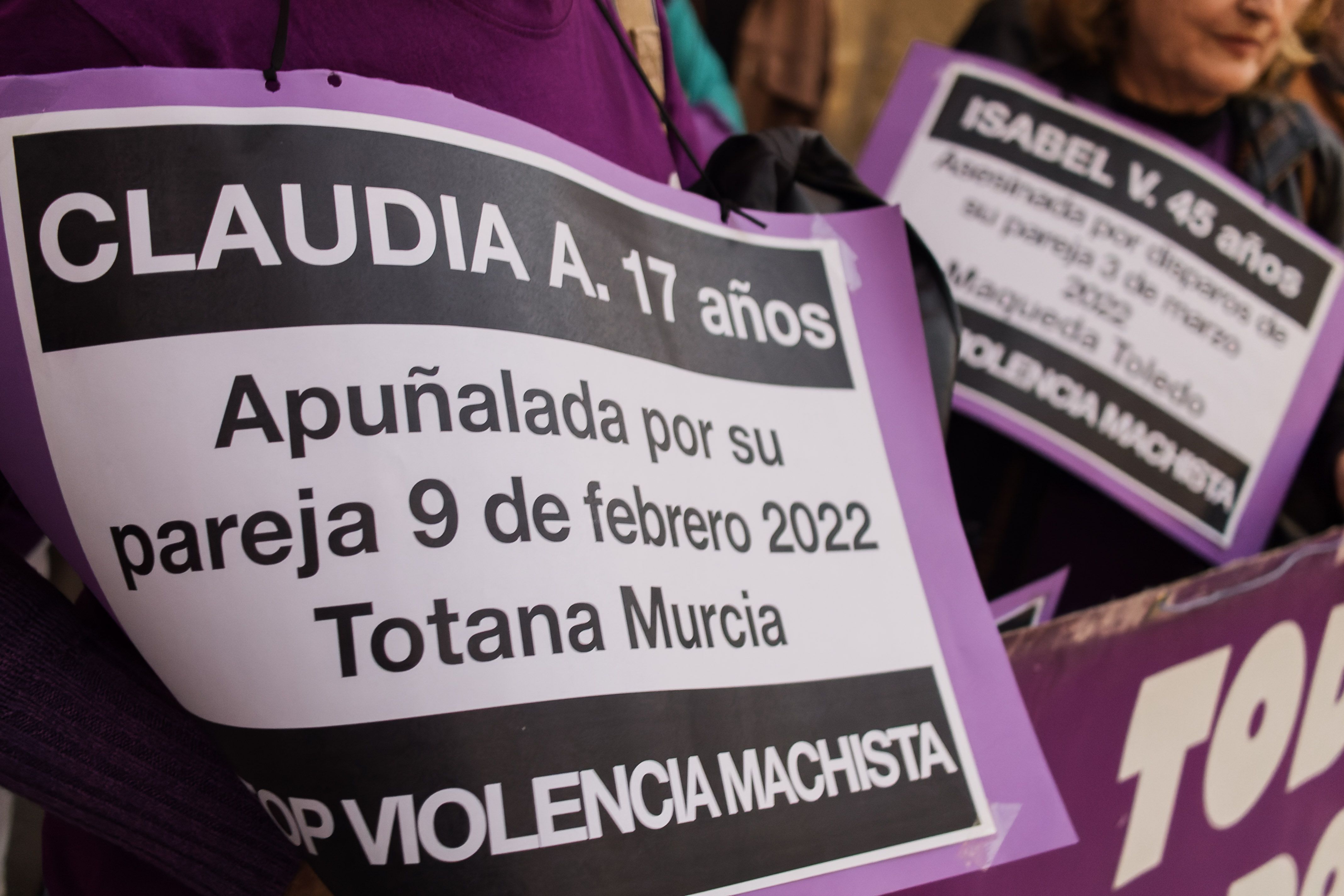 Manifestación contra la violencia machista el pasado año en Jerez.