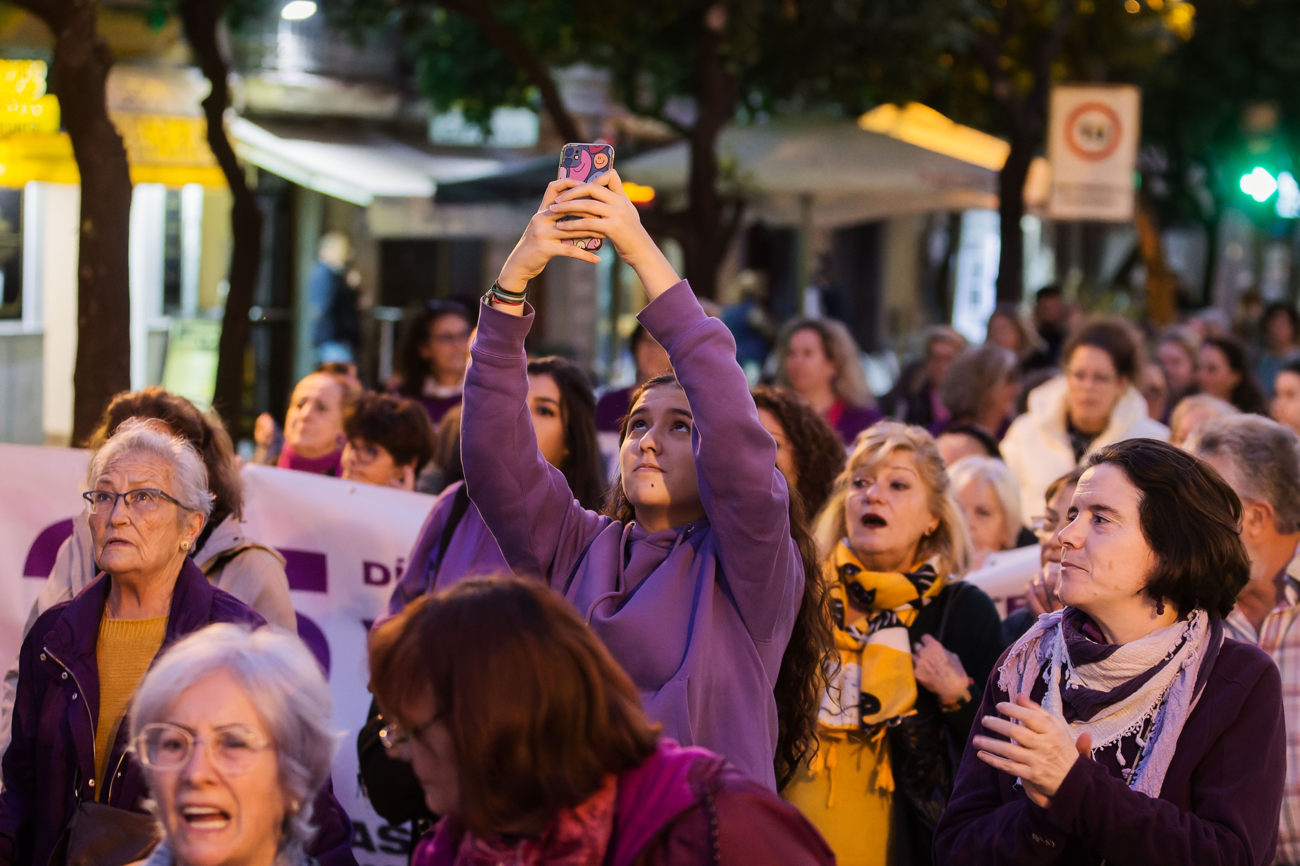 Manifestación 25N de Jerez