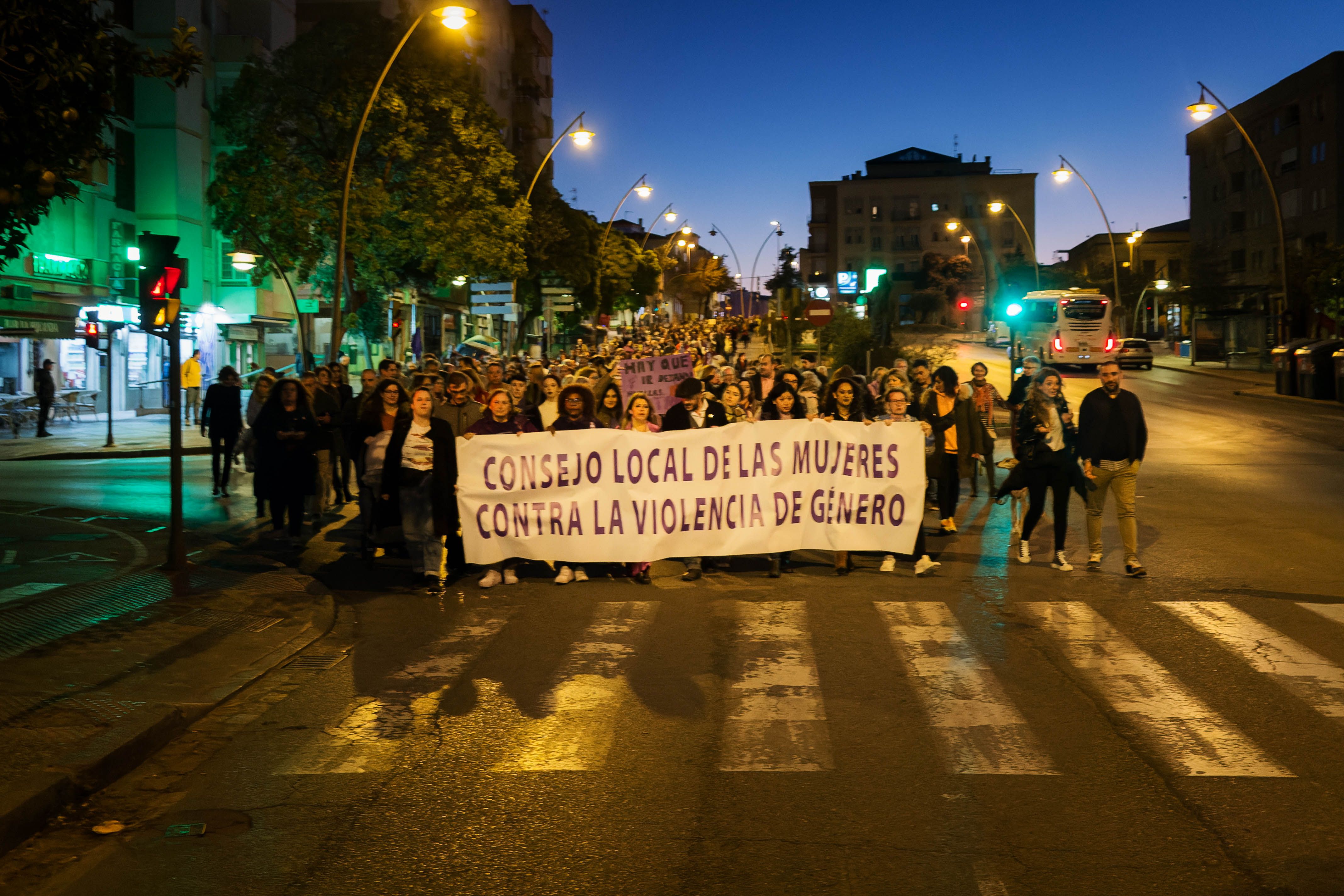 Manifestación 25N de Jerez