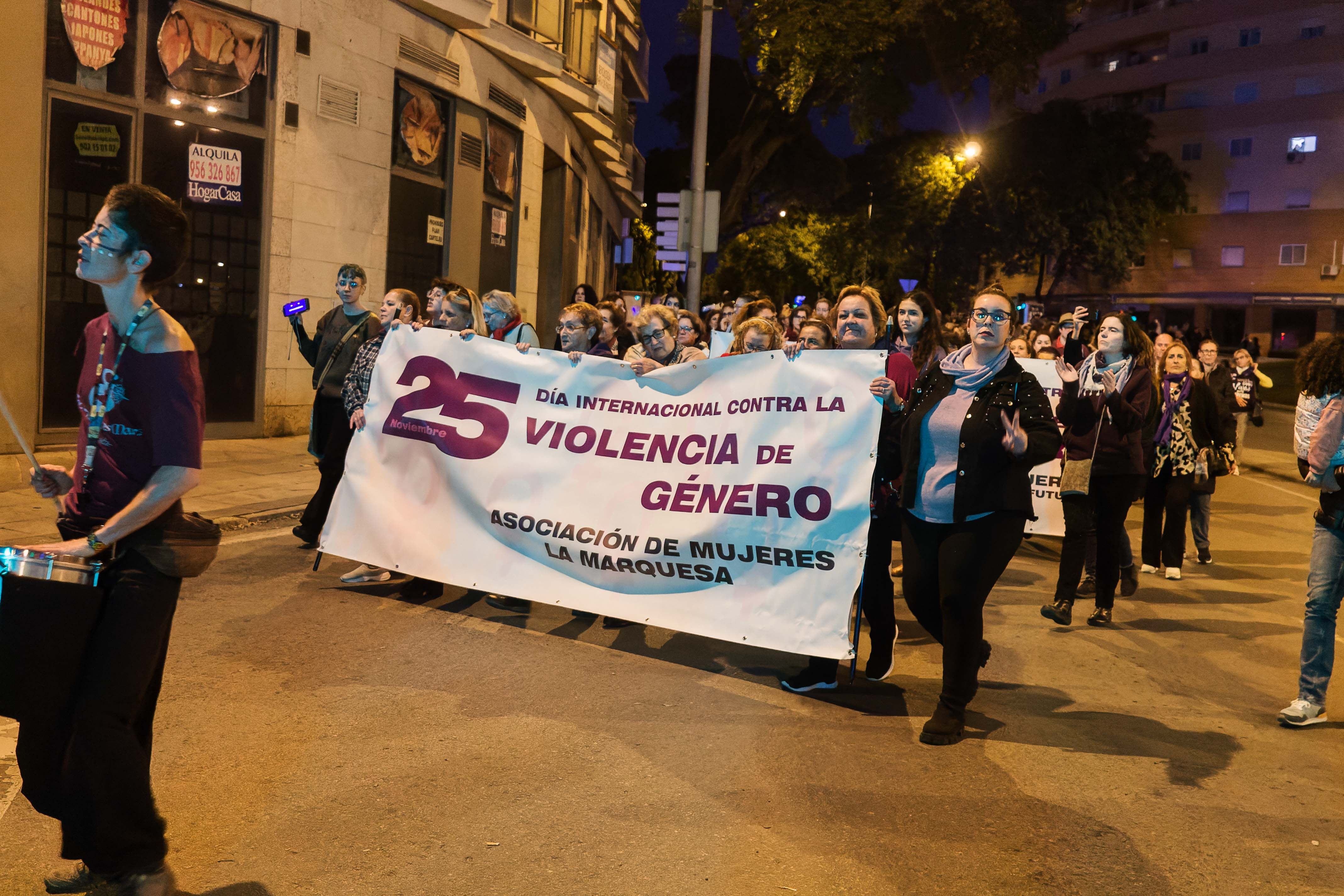 Manifestación 25N de Jerez