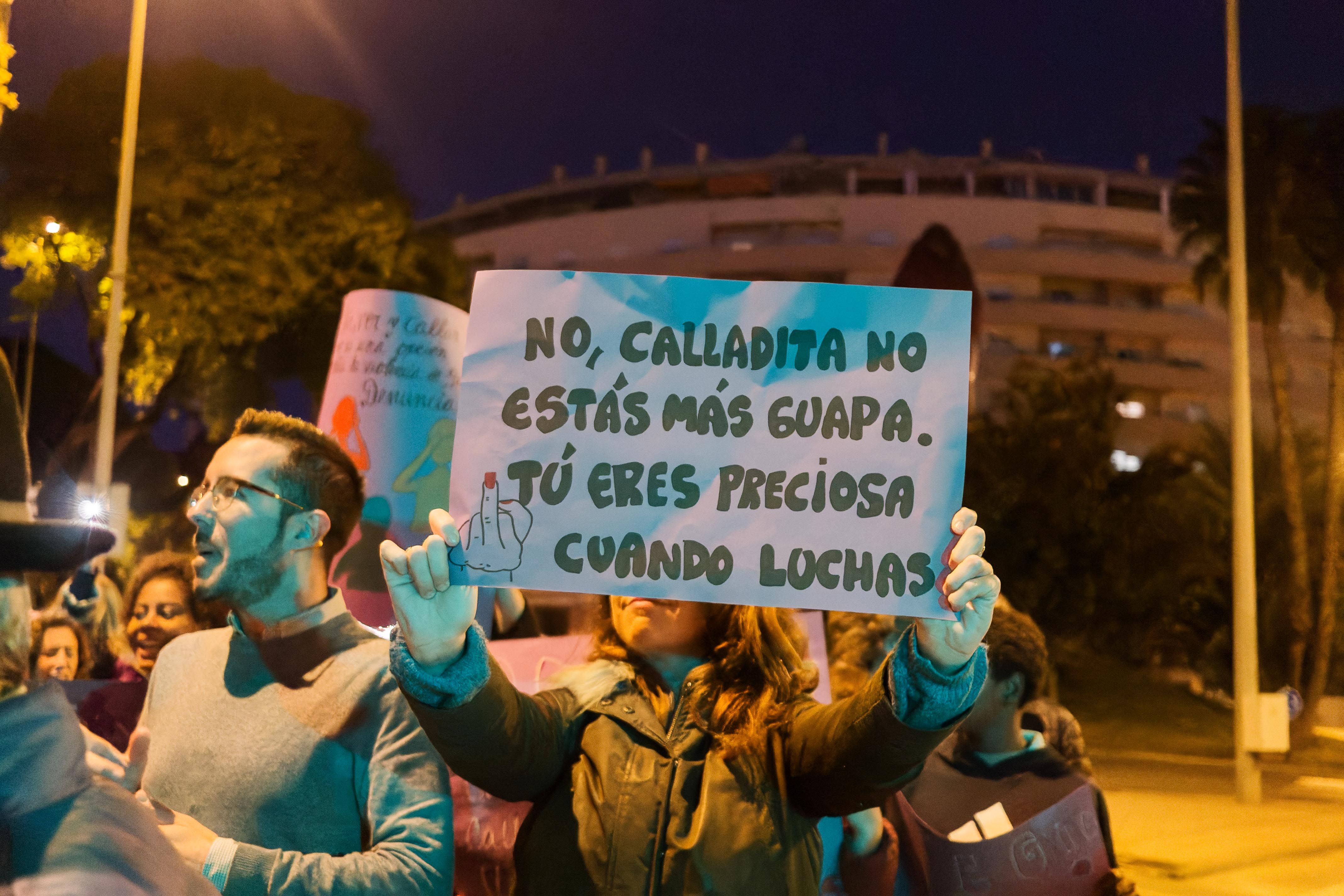 Manifestación 25N de Jerez