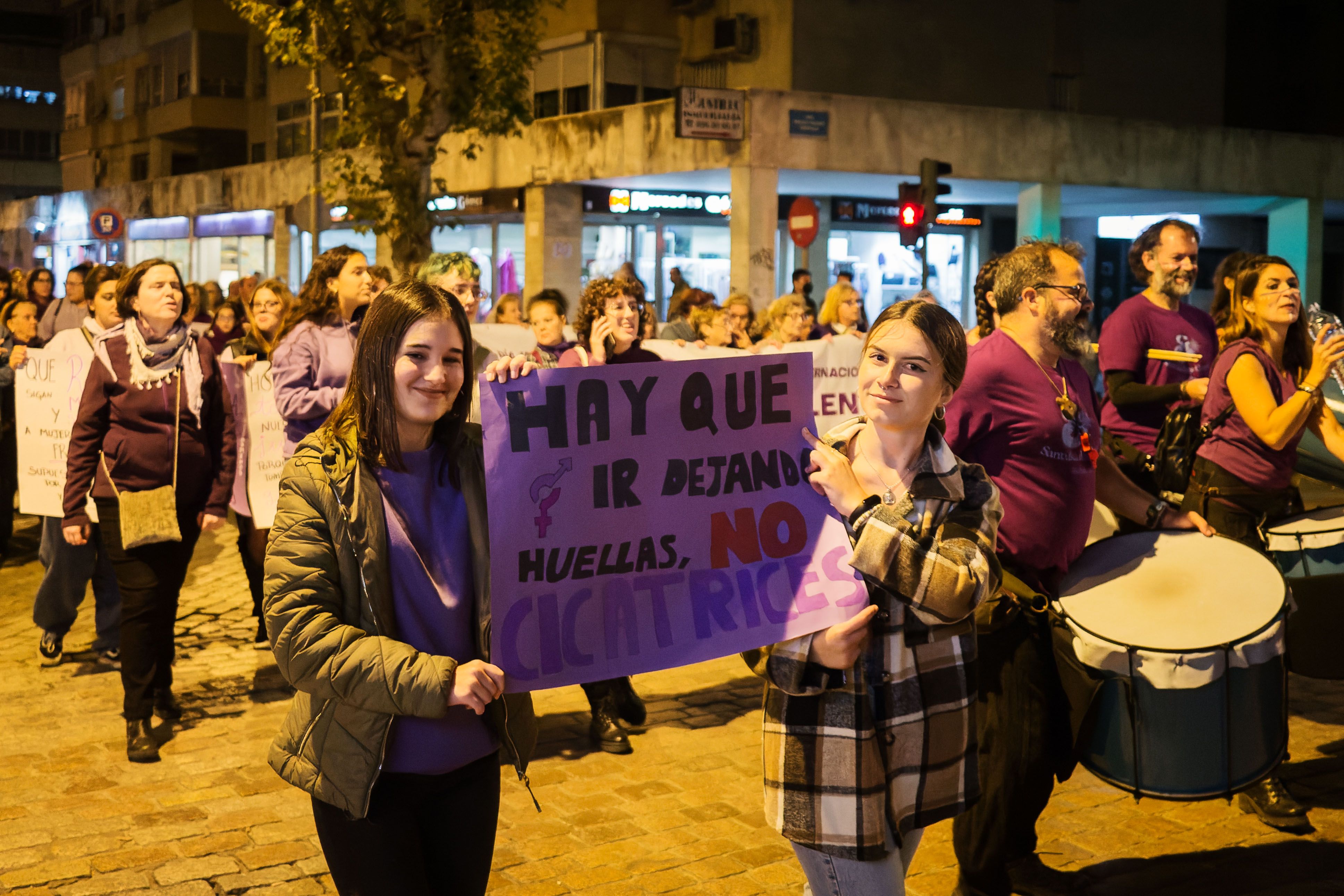 Manifestación 25N de Jerez
