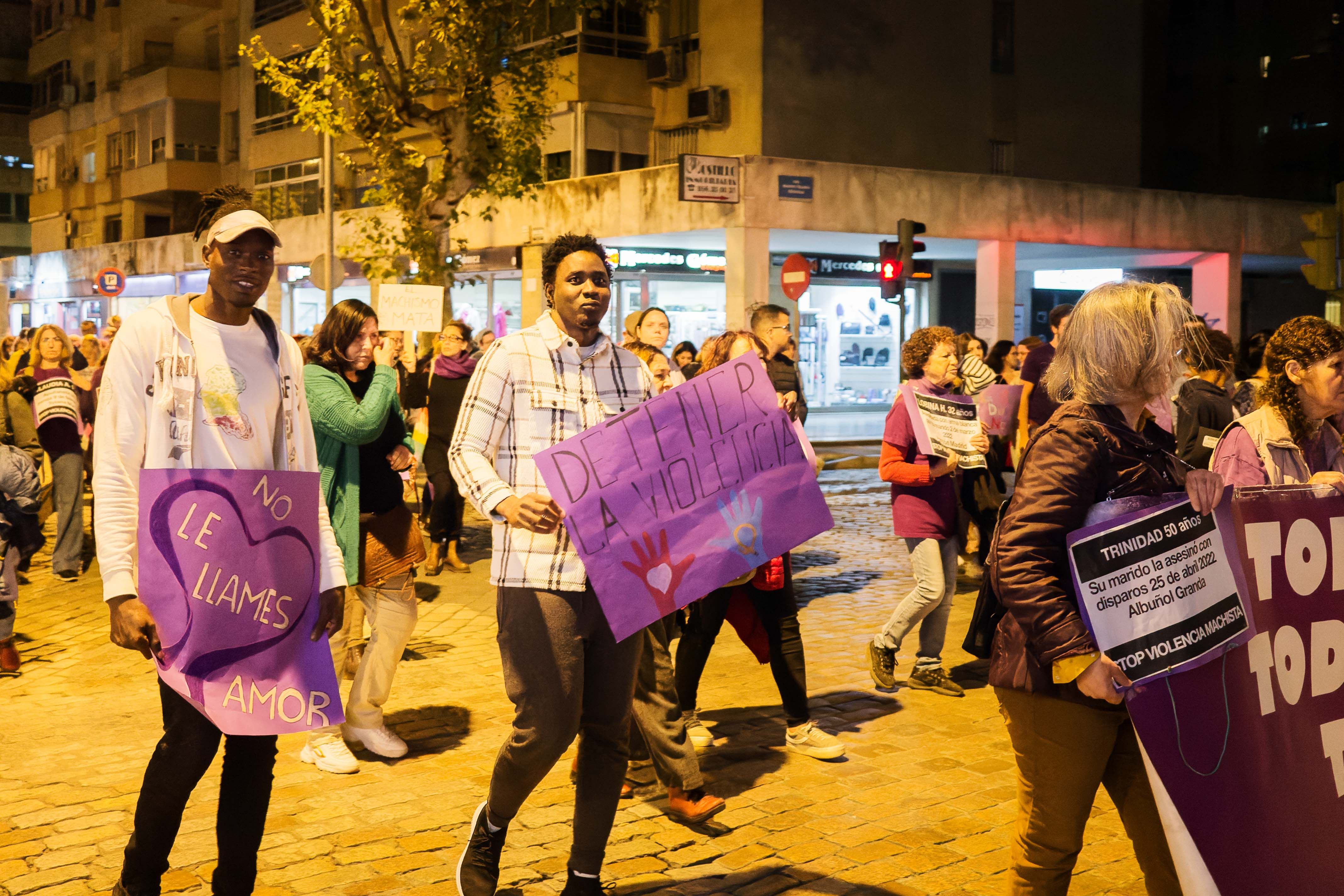 Manifestación 25N de Jerez
