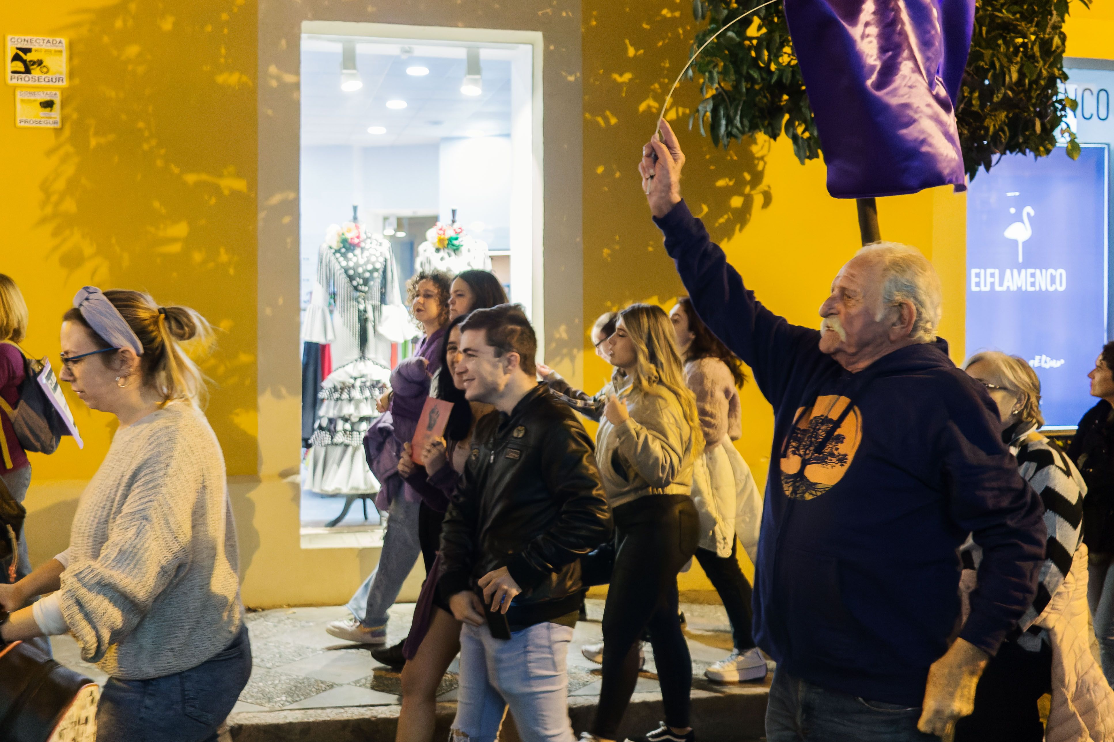 Manifestación 25N de Jerez
