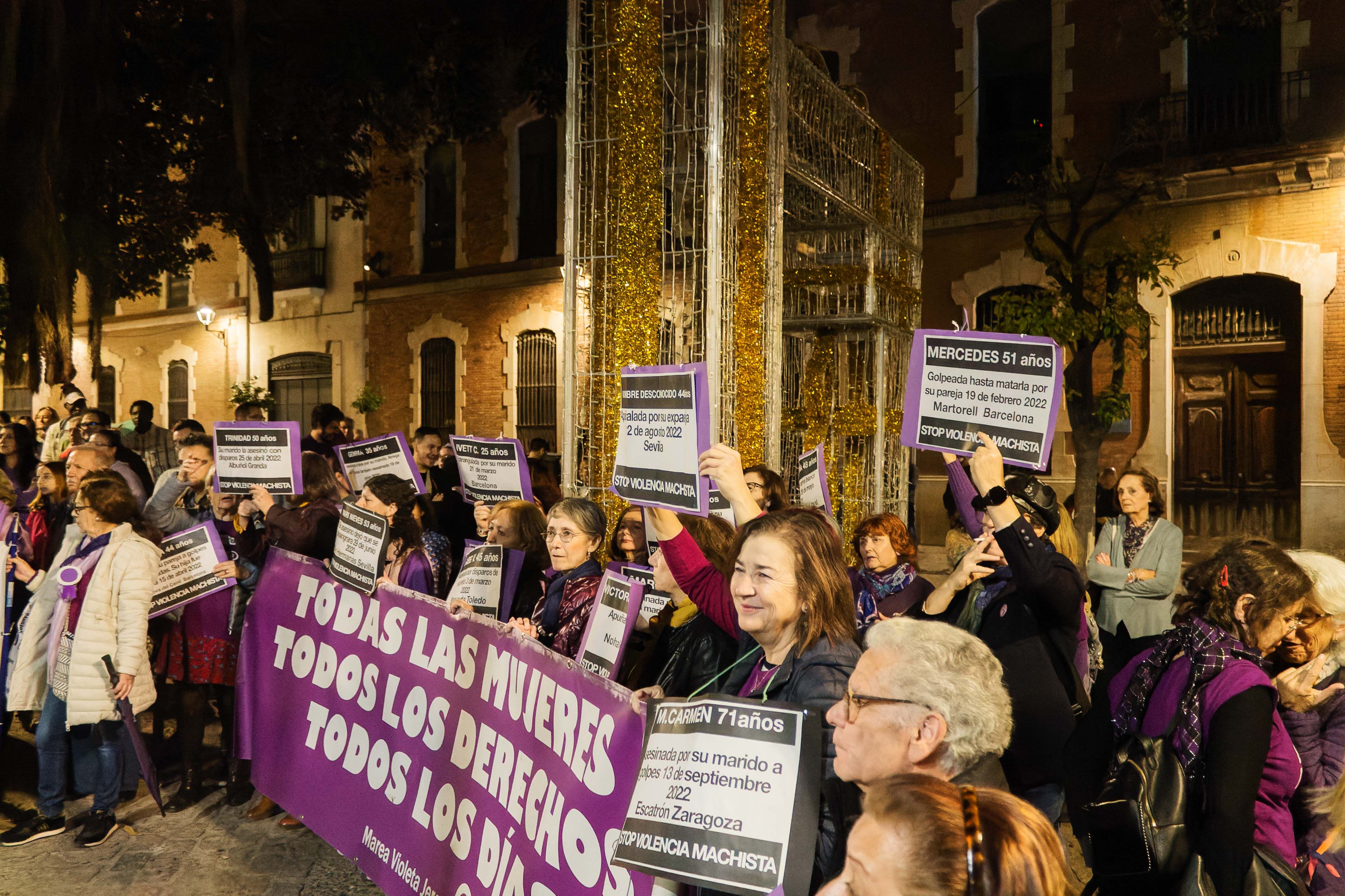Manifestación 25N de Jerez