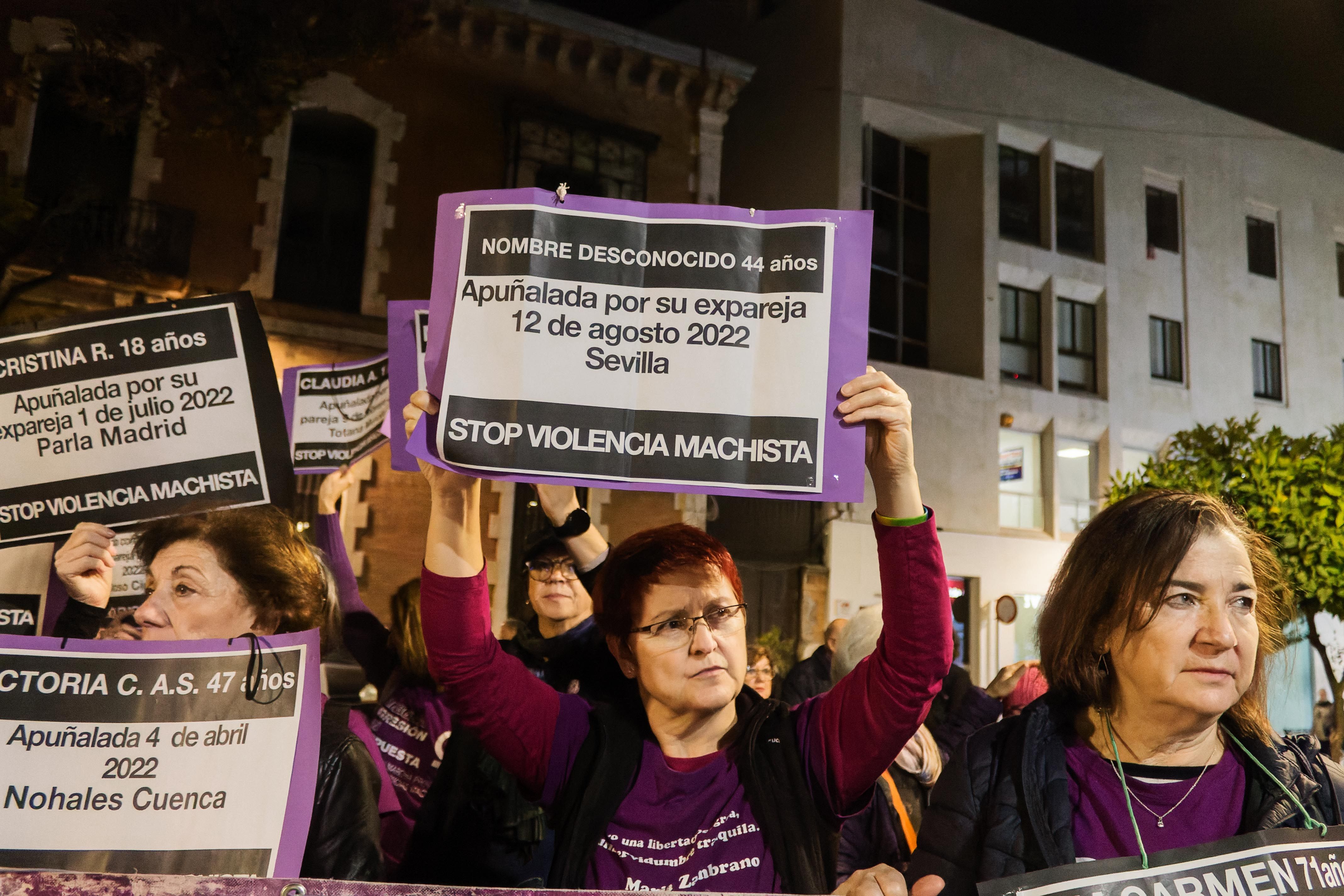 Manifestación 25N de Jerez