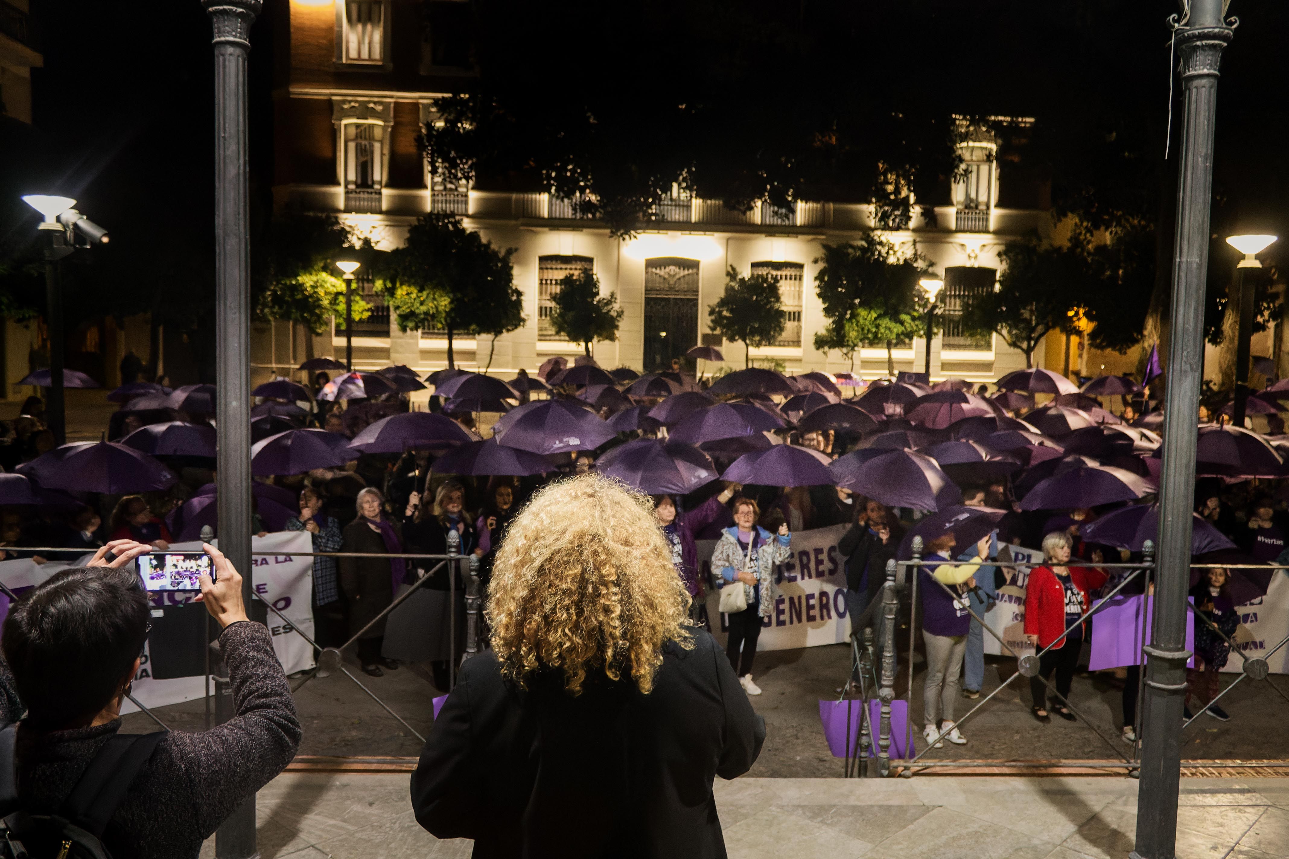 Manifestación 25N de Jerez
