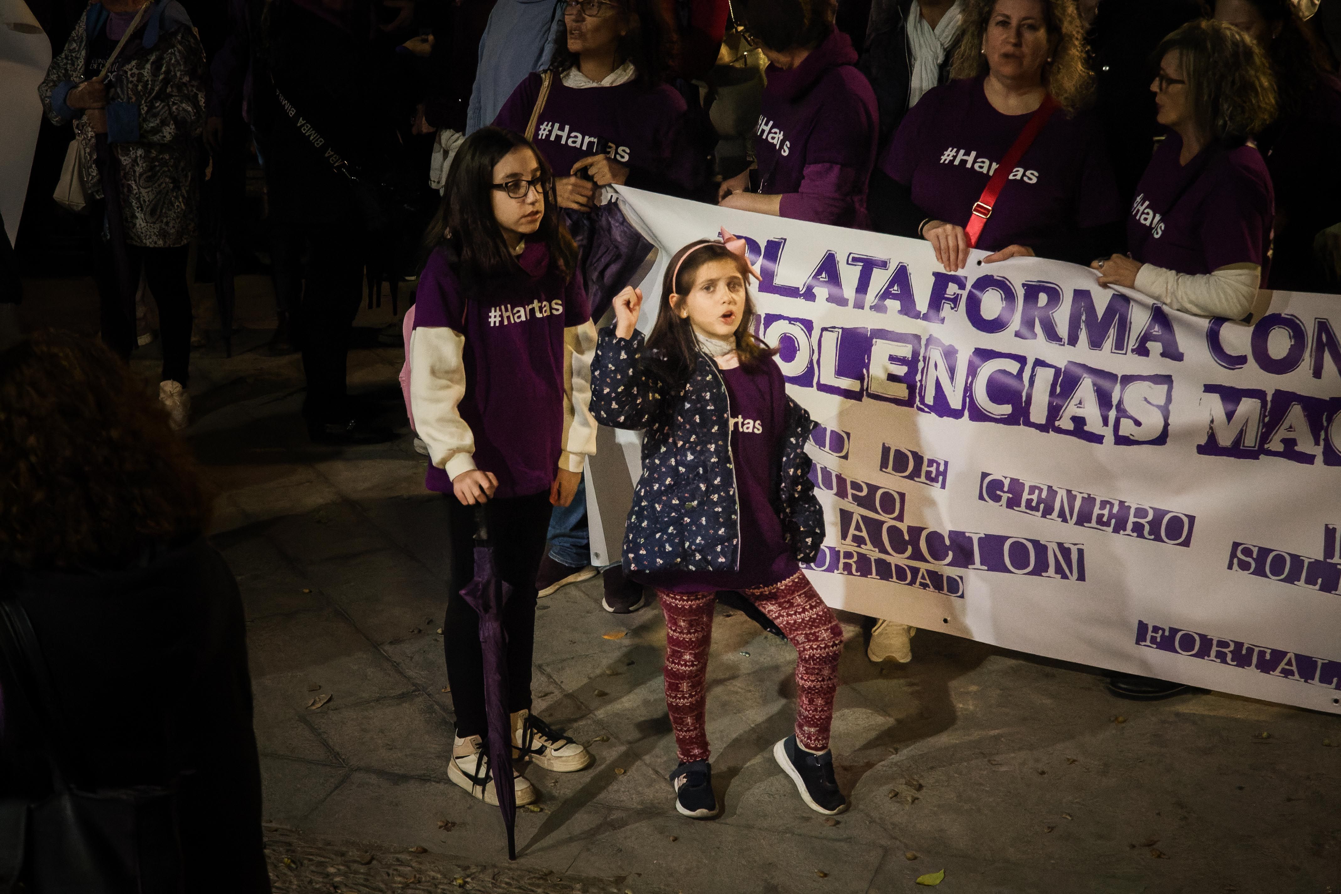 Manifestación 25N de Jerez