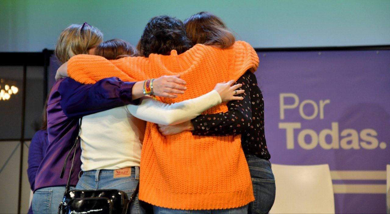 Imagen del acto de Podemos.
