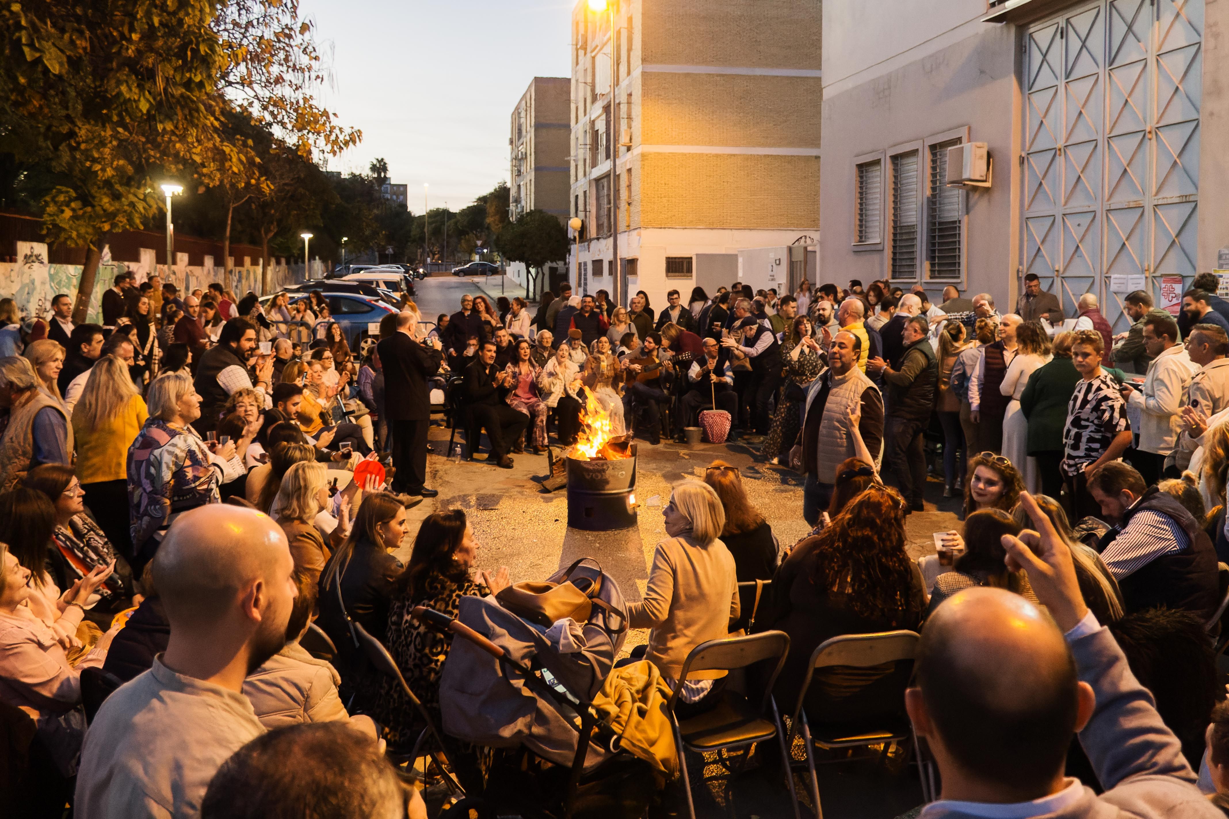 Una Zambomba celebrada en Jerez hace unos días.