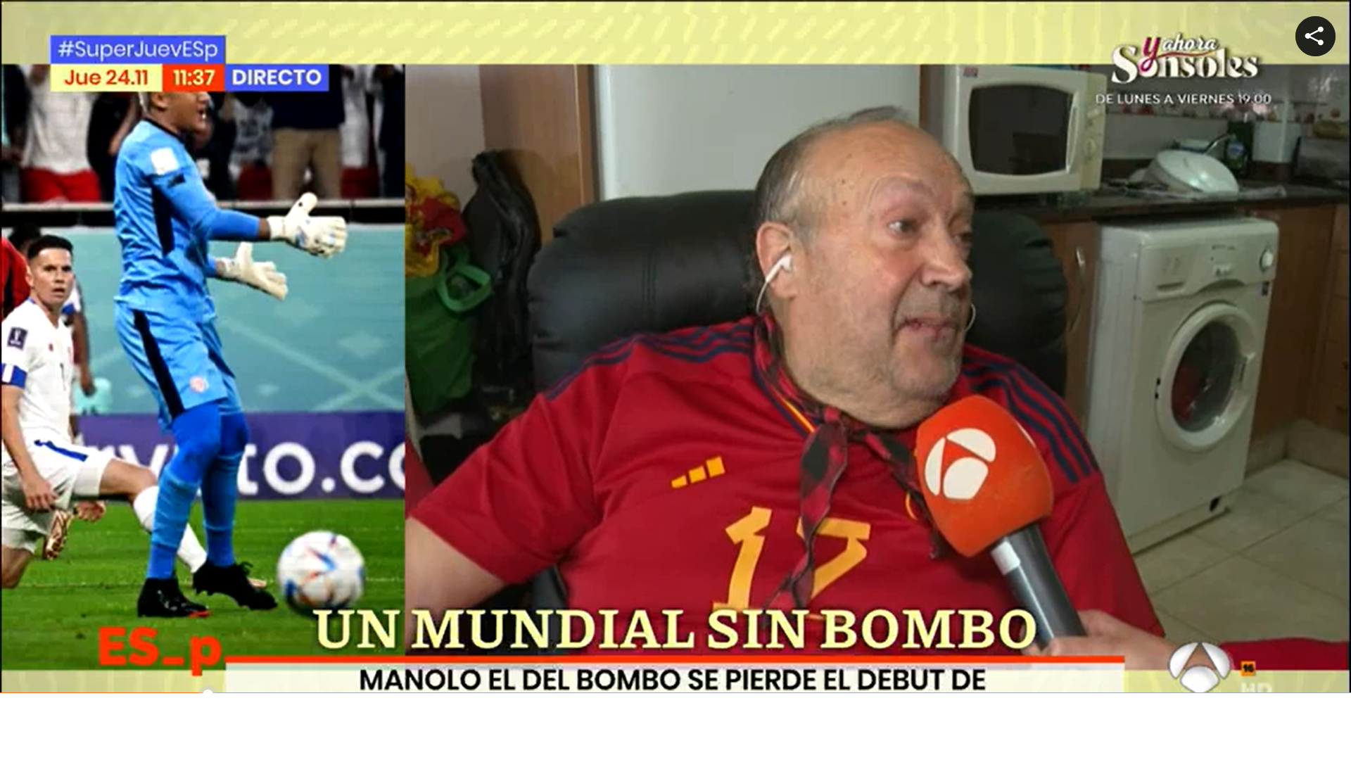 Imagen de Manolo 'el del bombo'.