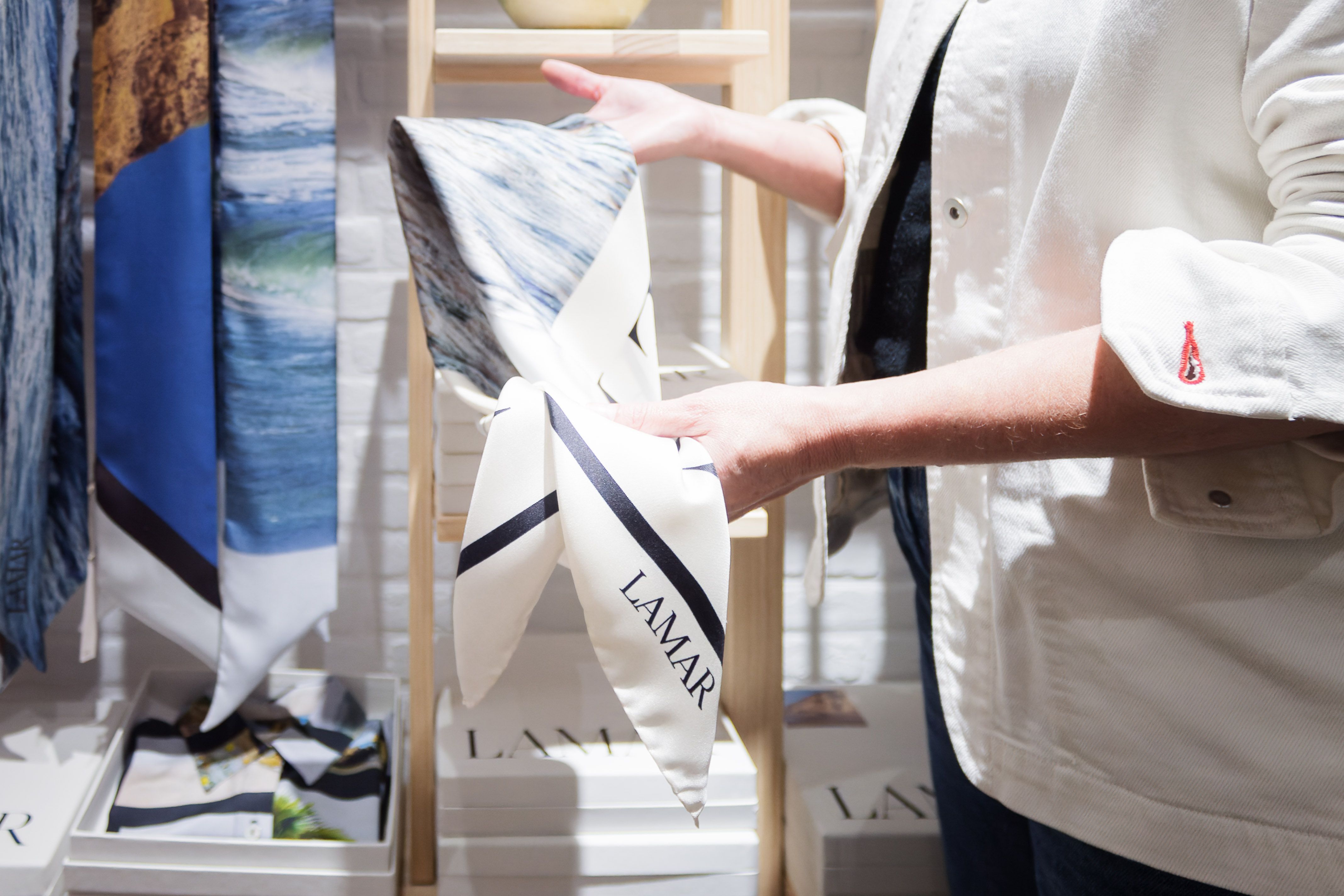 Uno de los pañuelos de la firma Lamar.