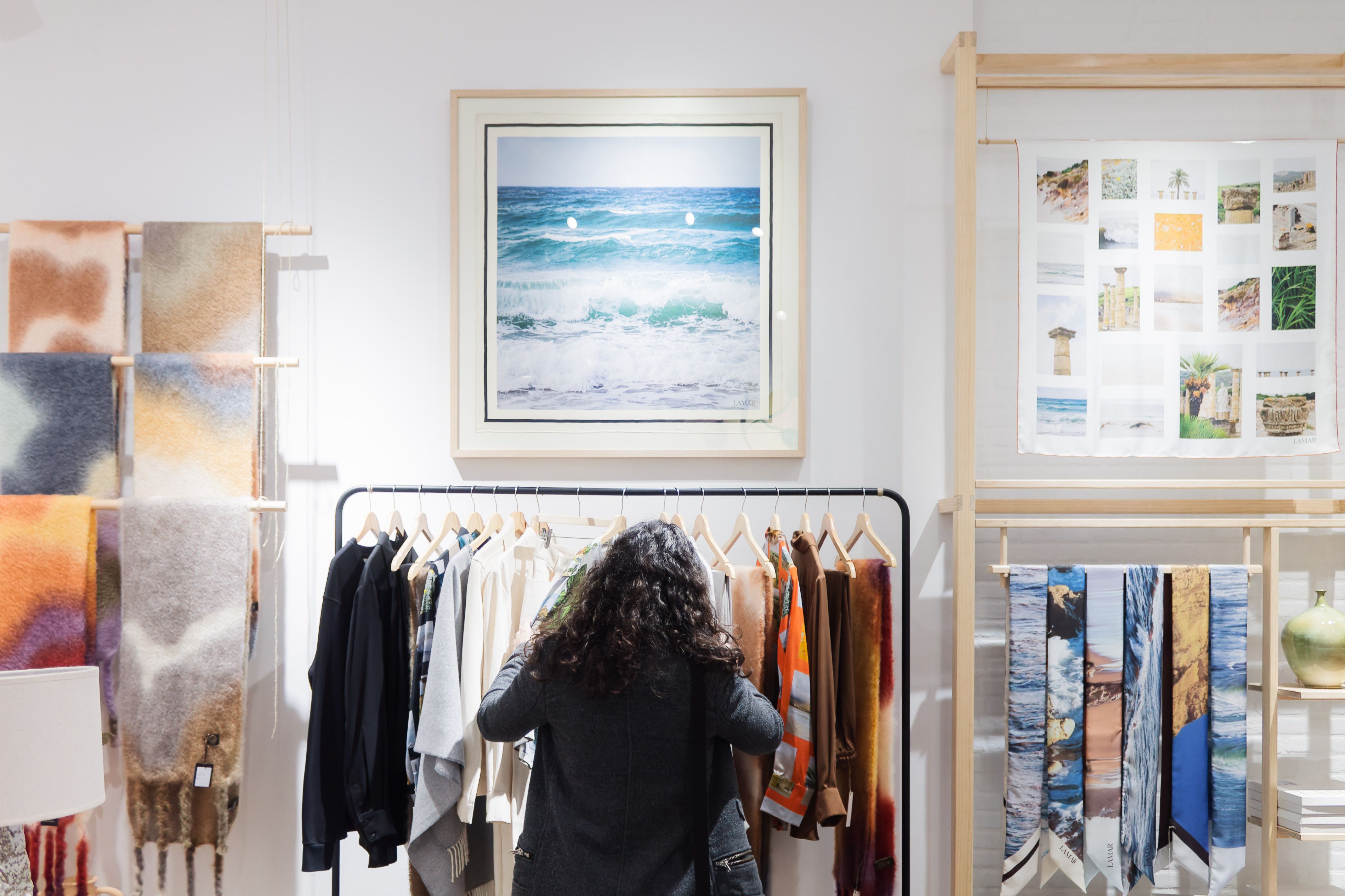 Una parte de la tienda Casa Lamar en Cádiz.