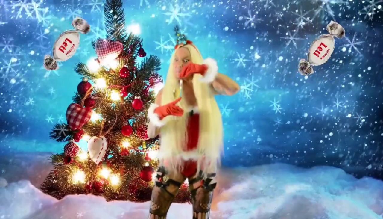 Leticia Sabater durante el videoclip.