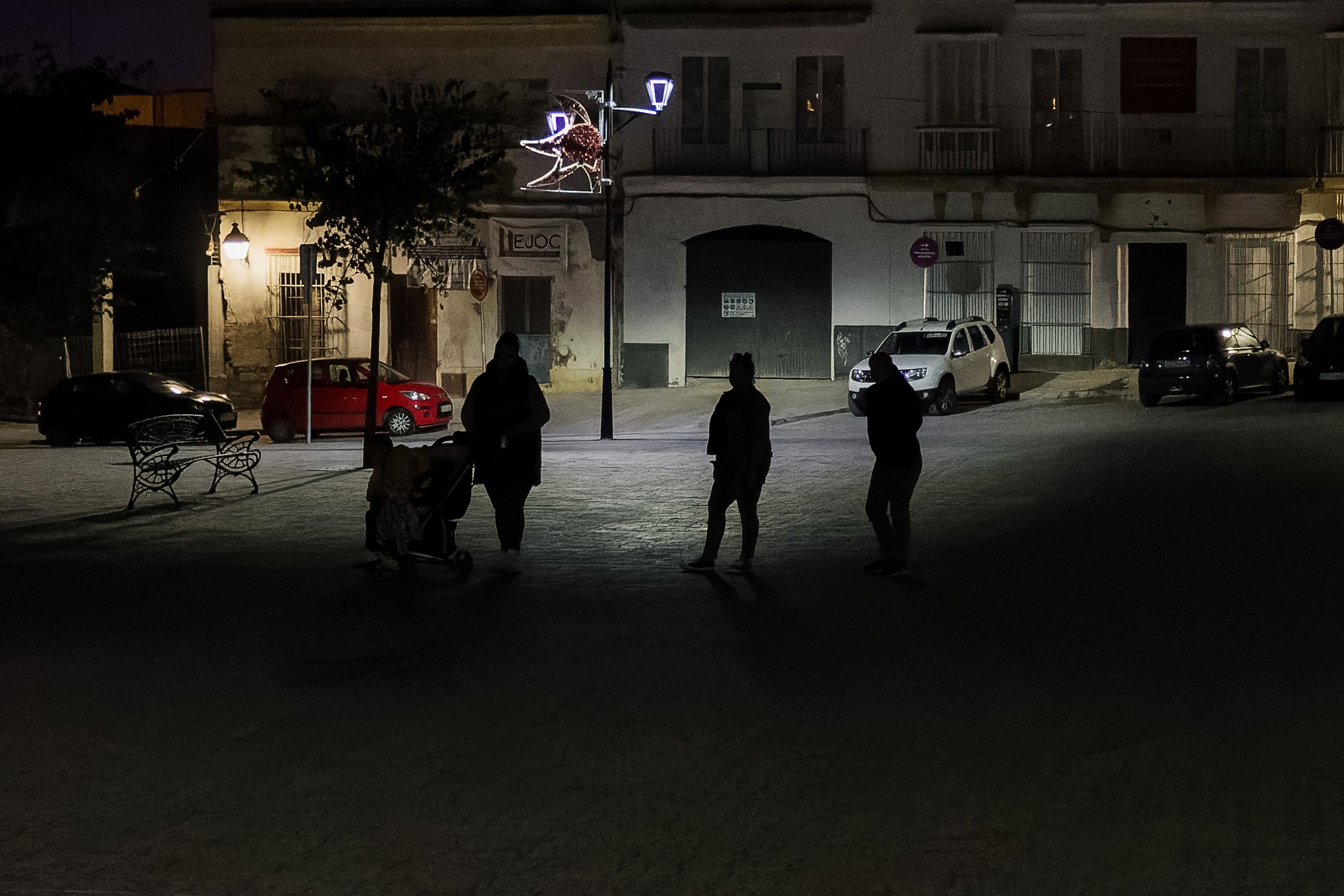 Rocío, Eva y Nieves, madres sin ingresos que están en una casa de acogida de Jerez.